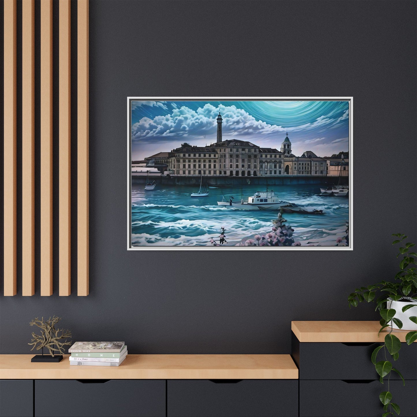 Tides of Time – Royal William Yard by Andrew McCarter - Canvas Print