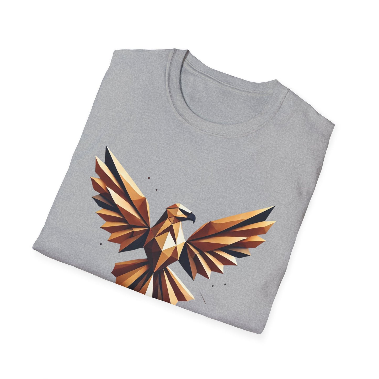 Phoenix Rise Unisex Softstyle T-Shirt - Bold Graphic Tee for Nature Lovers