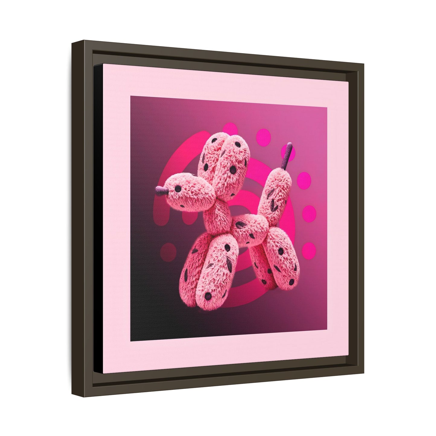 Canvas Art Print - Furry Balloon Dog
