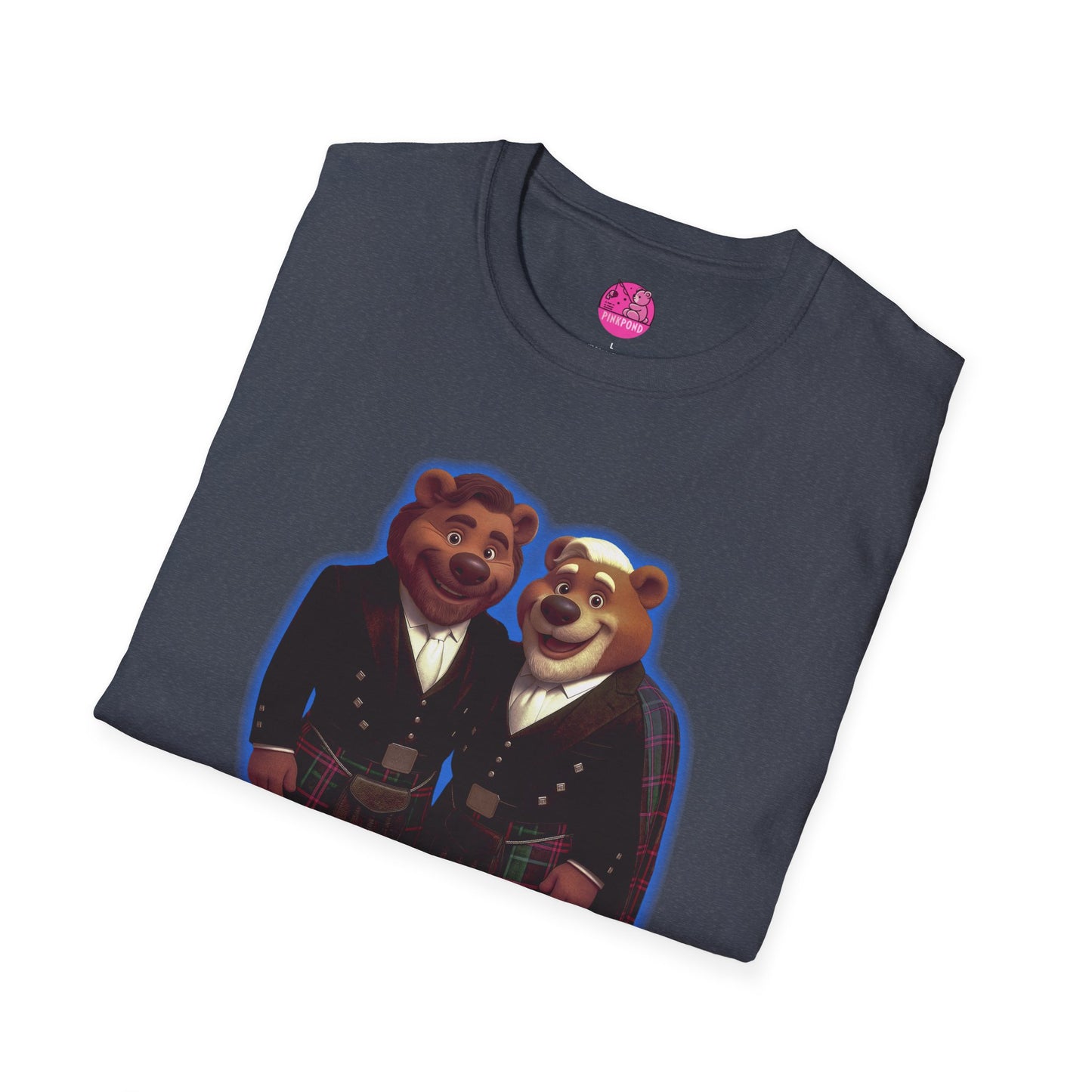 The Happy Bear Couple T-Shirt - Cheeky Edition, Love and Laughter Apparel