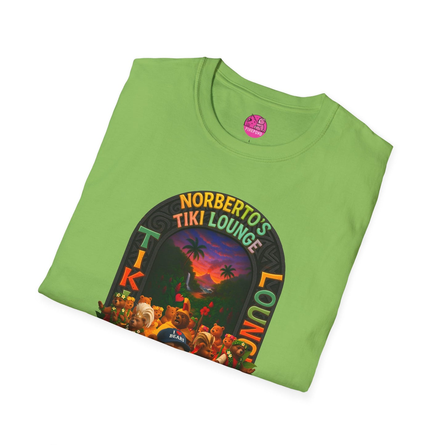 Unisex T-Shirt - Norberto’s Tiki Lounge Bear Tee - A Tribute to Kindness
