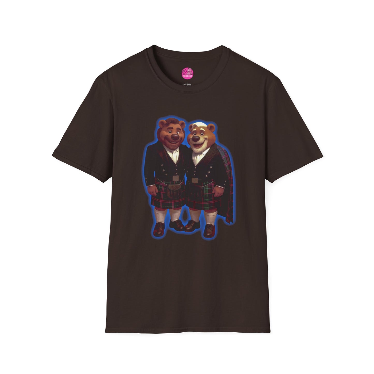 The Happy Bear Couple T-Shirt - Cheeky Edition, Love and Laughter Apparel