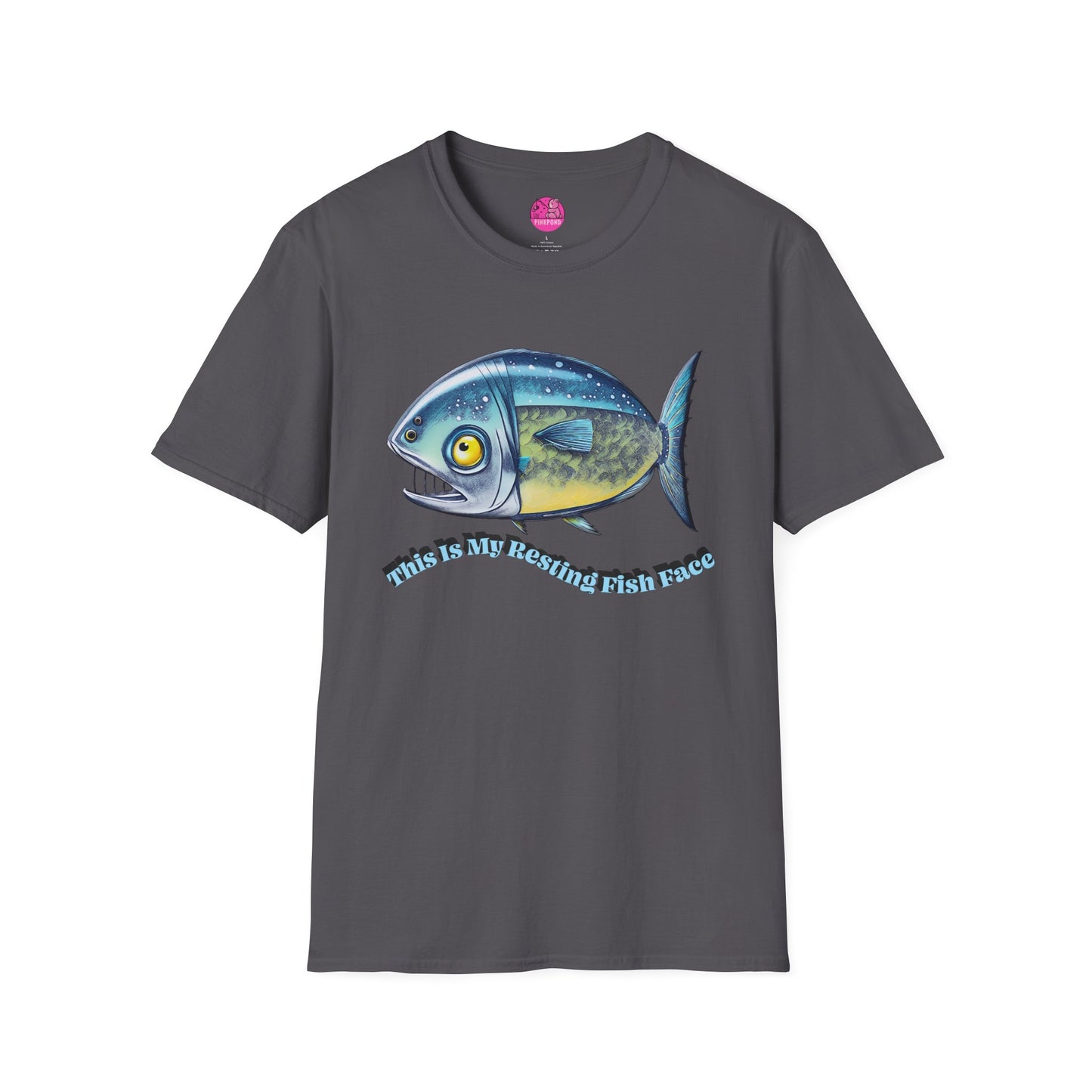 Resting Fish Face T-Shirt - Ocean-Inspired Unisex Tee for Marine Enthusiasts and Pun-Lovers