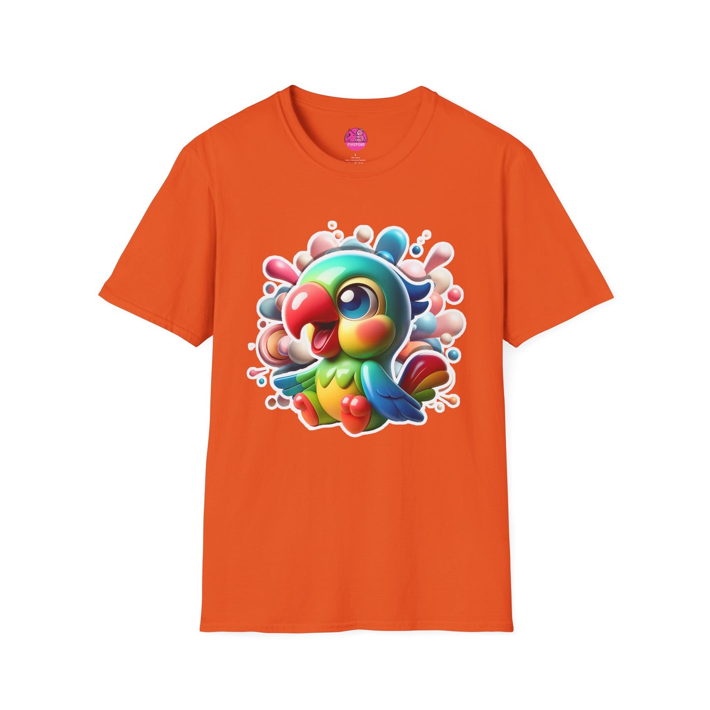 Penelope Parrot - Unisex Softstyle T-Shirt