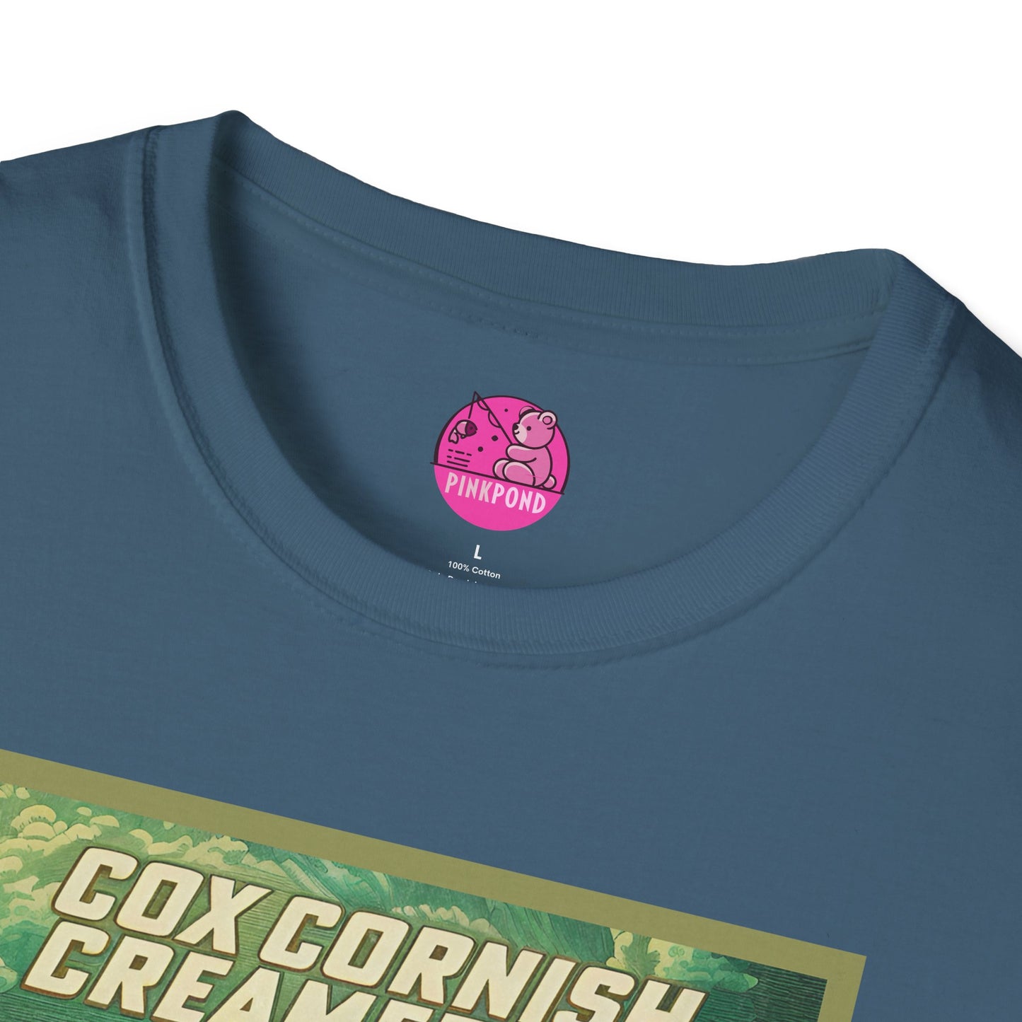 Saucy Vintage Ice Cream T-Shirt - Cox Cornish Creameries Design