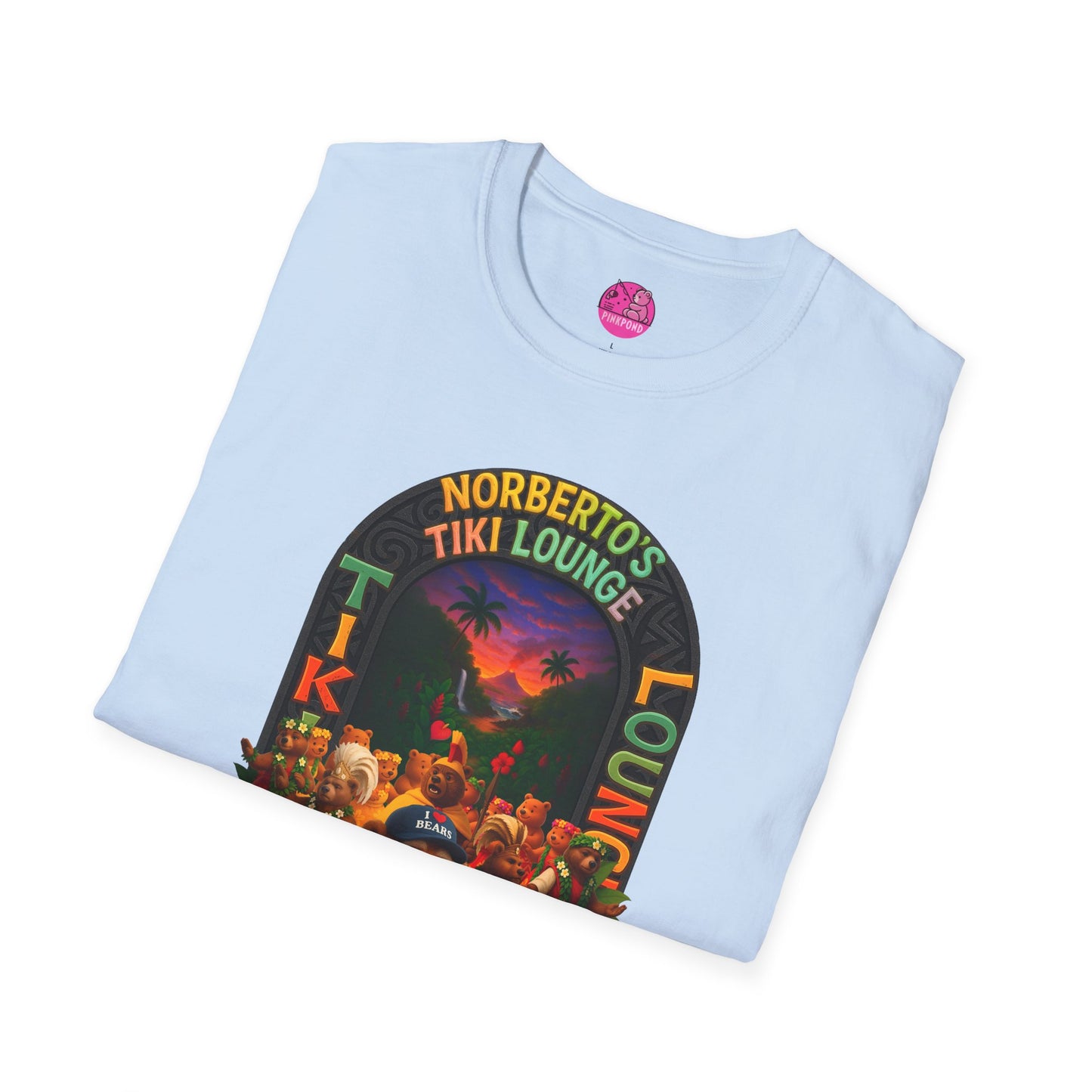 Unisex T-Shirt - Norberto’s Tiki Lounge Bear Tee - A Tribute to Kindness
