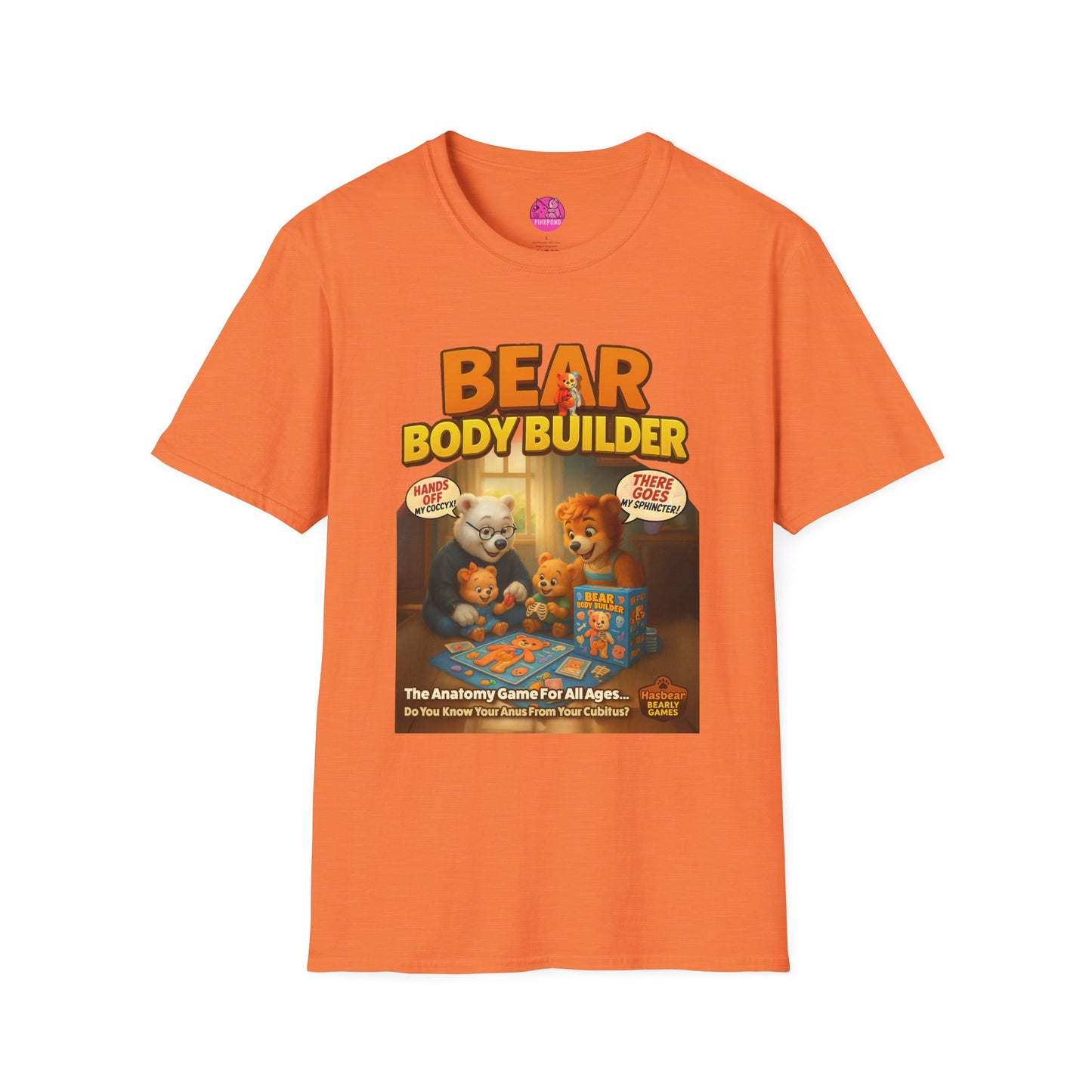 Bear Body Builder Parody Game Tee