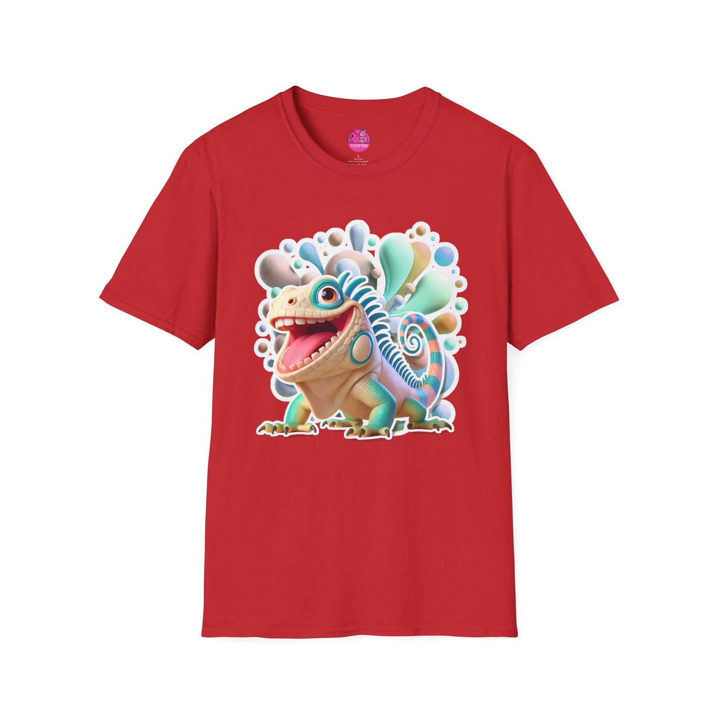 Iggy the Iguana T-Shirt โ The King of Cool! - Unisex Softstyle Tee