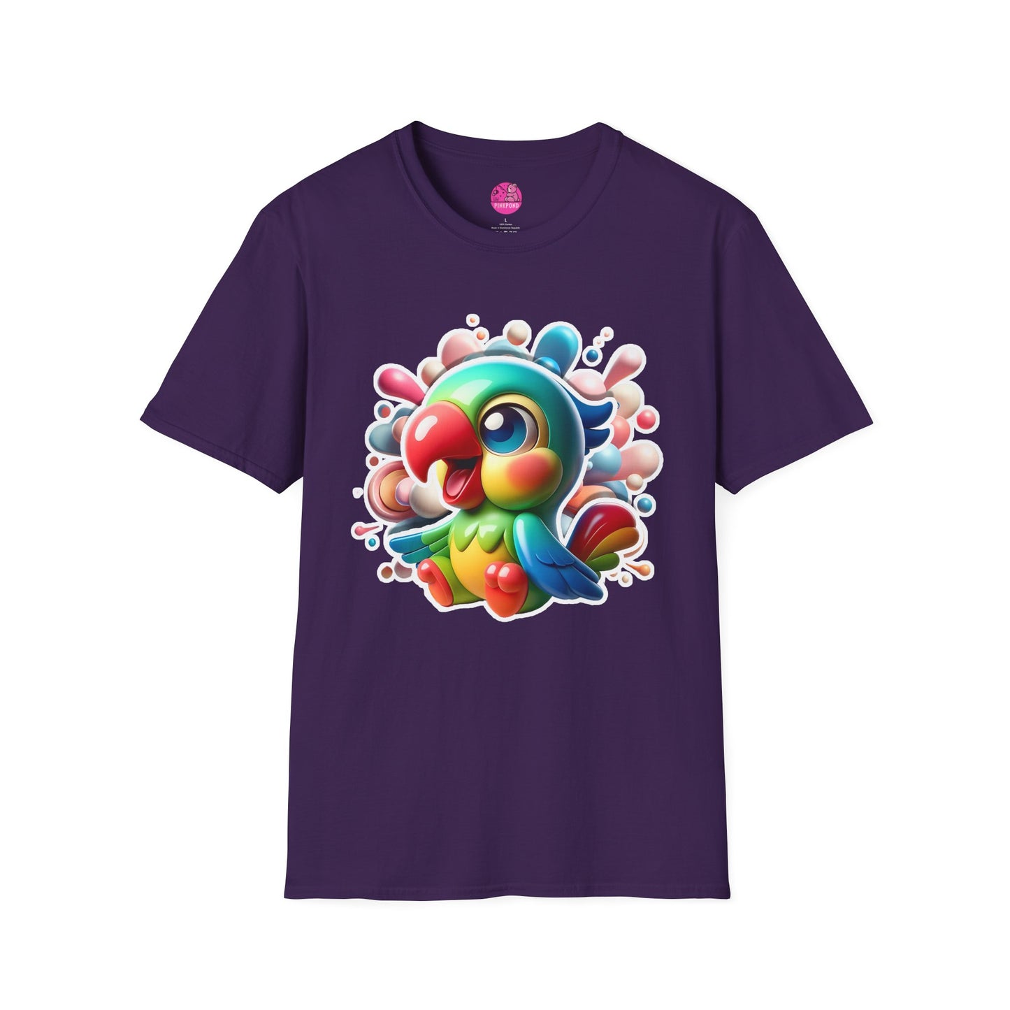 Penelope Parrot - Unisex Softstyle T-Shirt