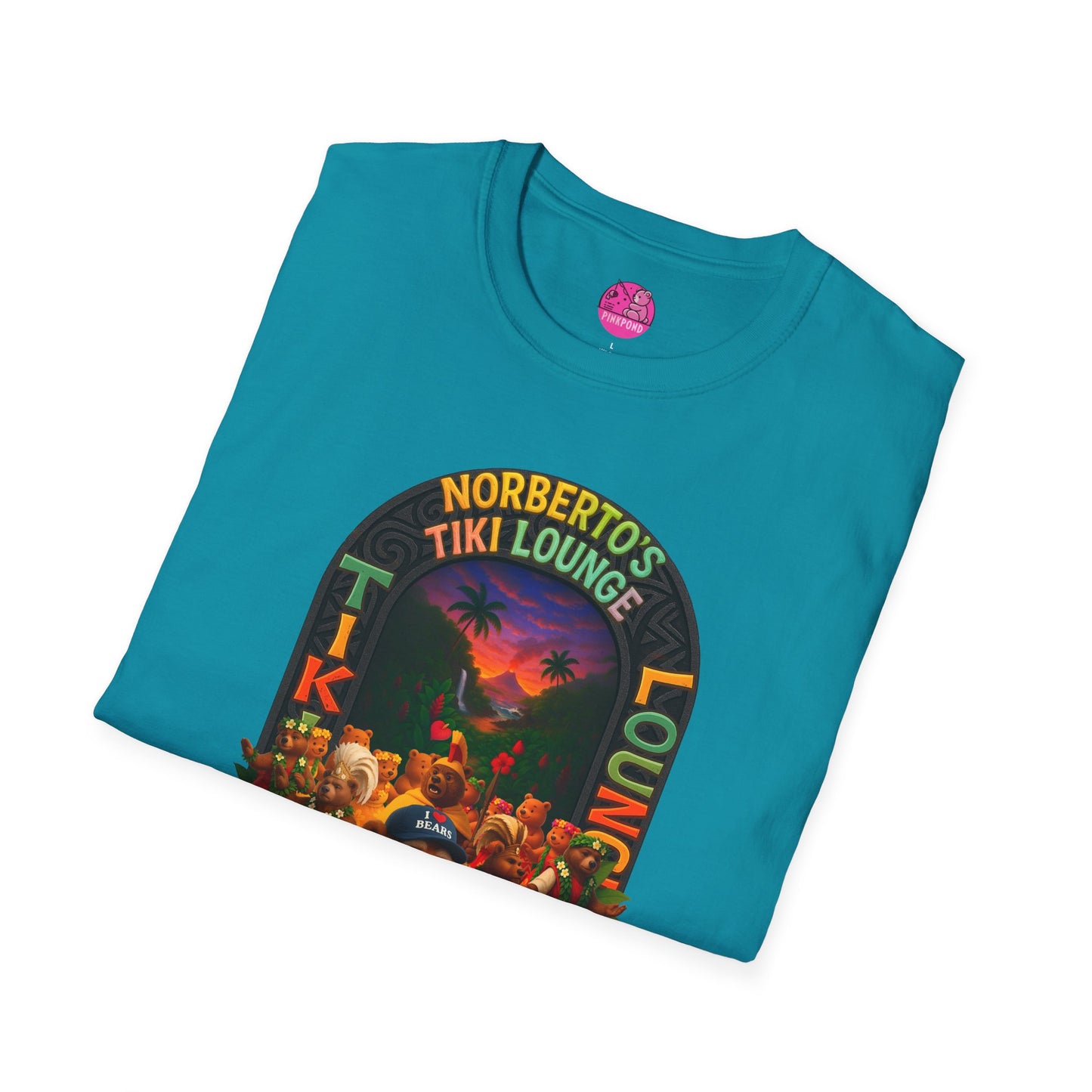 Unisex T-Shirt - Norberto’s Tiki Lounge Bear Tee - A Tribute to Kindness