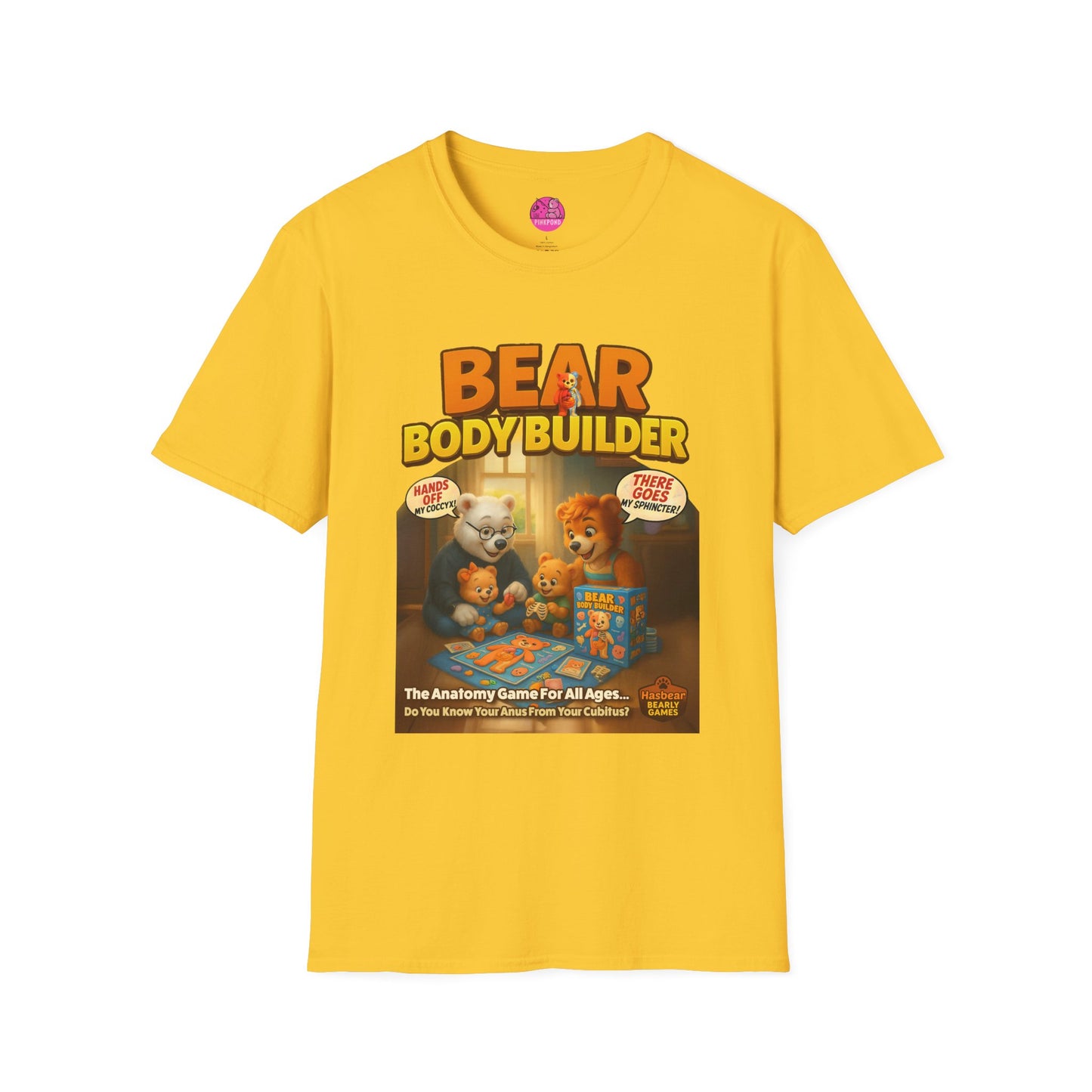 Bear Body Builder Parody Game Tee