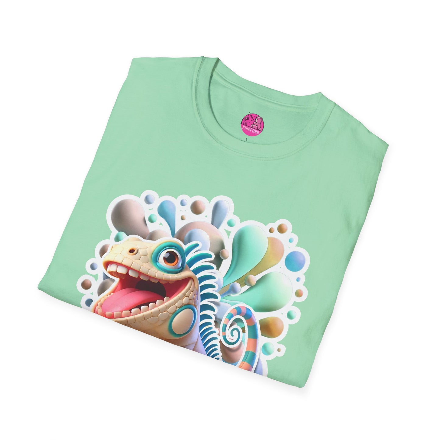 Iggy the Iguana T-Shirt โ The King of Cool! - Unisex Softstyle Tee