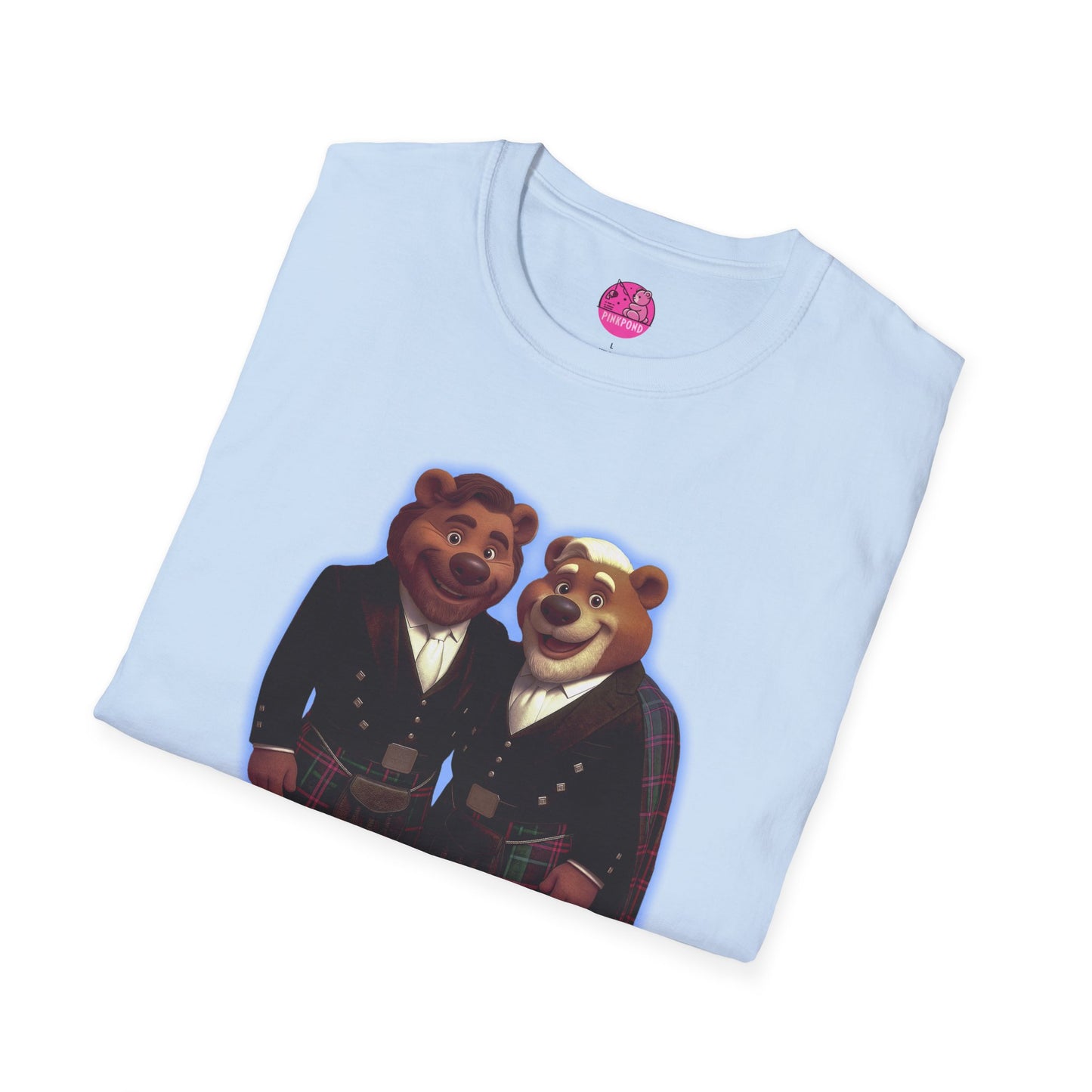The Happy Bear Couple T-Shirt - Cheeky Edition, Love and Laughter Apparel