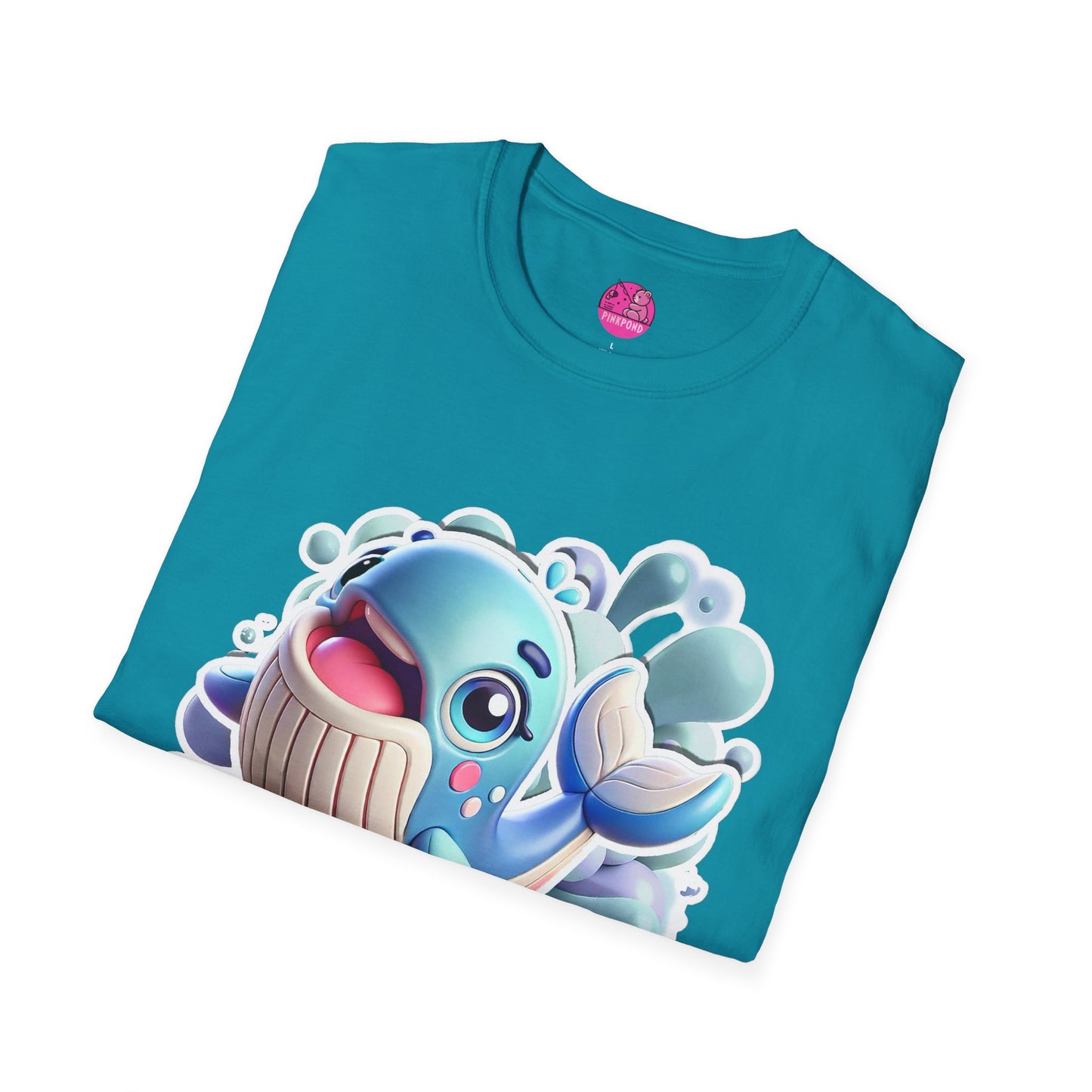 Walter the Whale - Joyful Ocean Explorer T-Shirt
