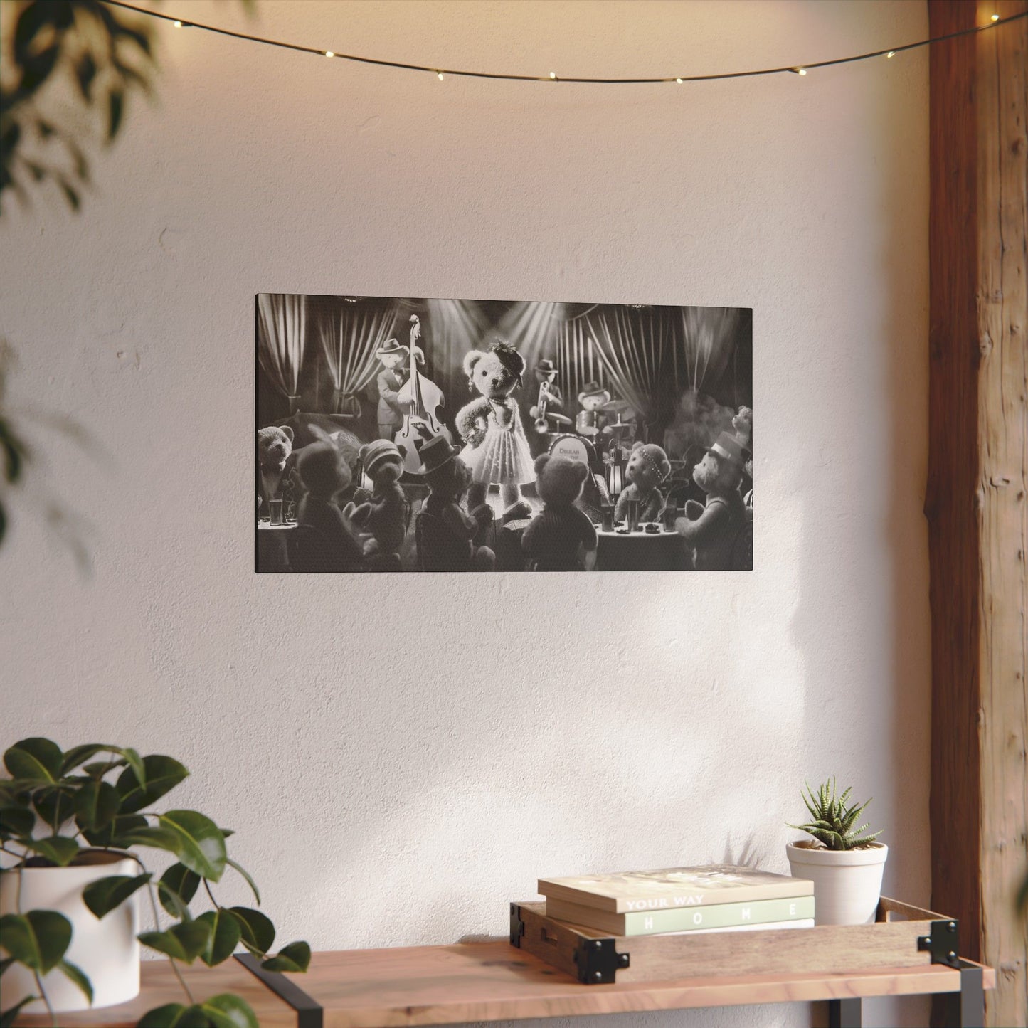 Delilah and the Bear Bottom Band by Andrew McCarter - Giclée Print Canvas