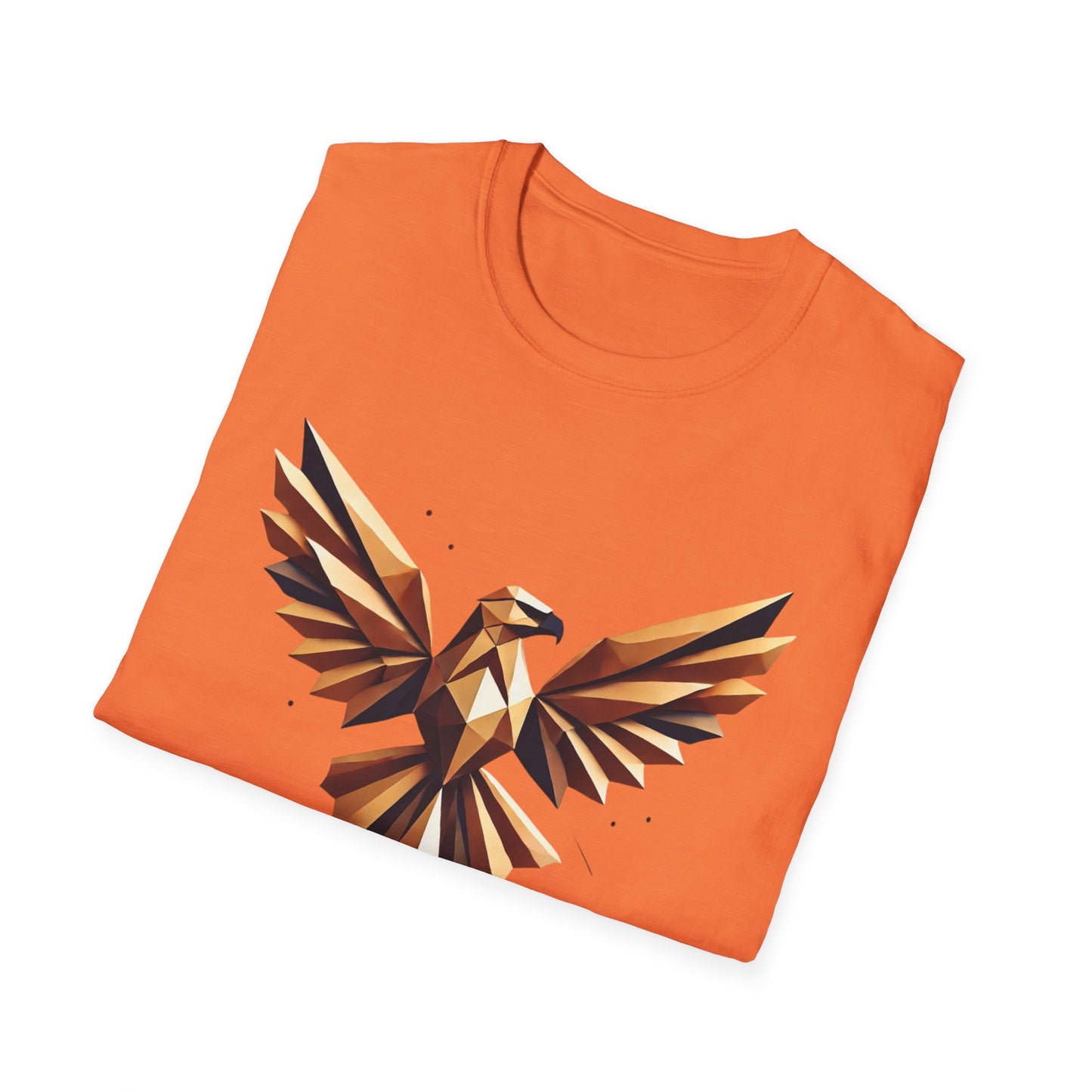 Phoenix Rise Unisex Softstyle T-Shirt - Bold Graphic Tee for Nature Lovers