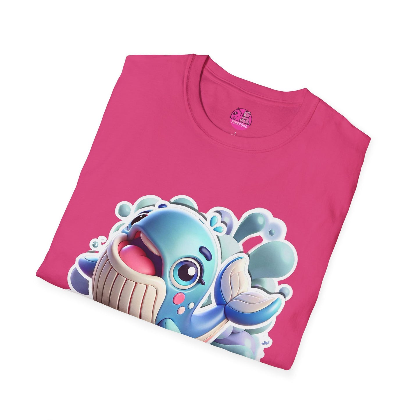 Walter the Whale - Joyful Ocean Explorer T-Shirt