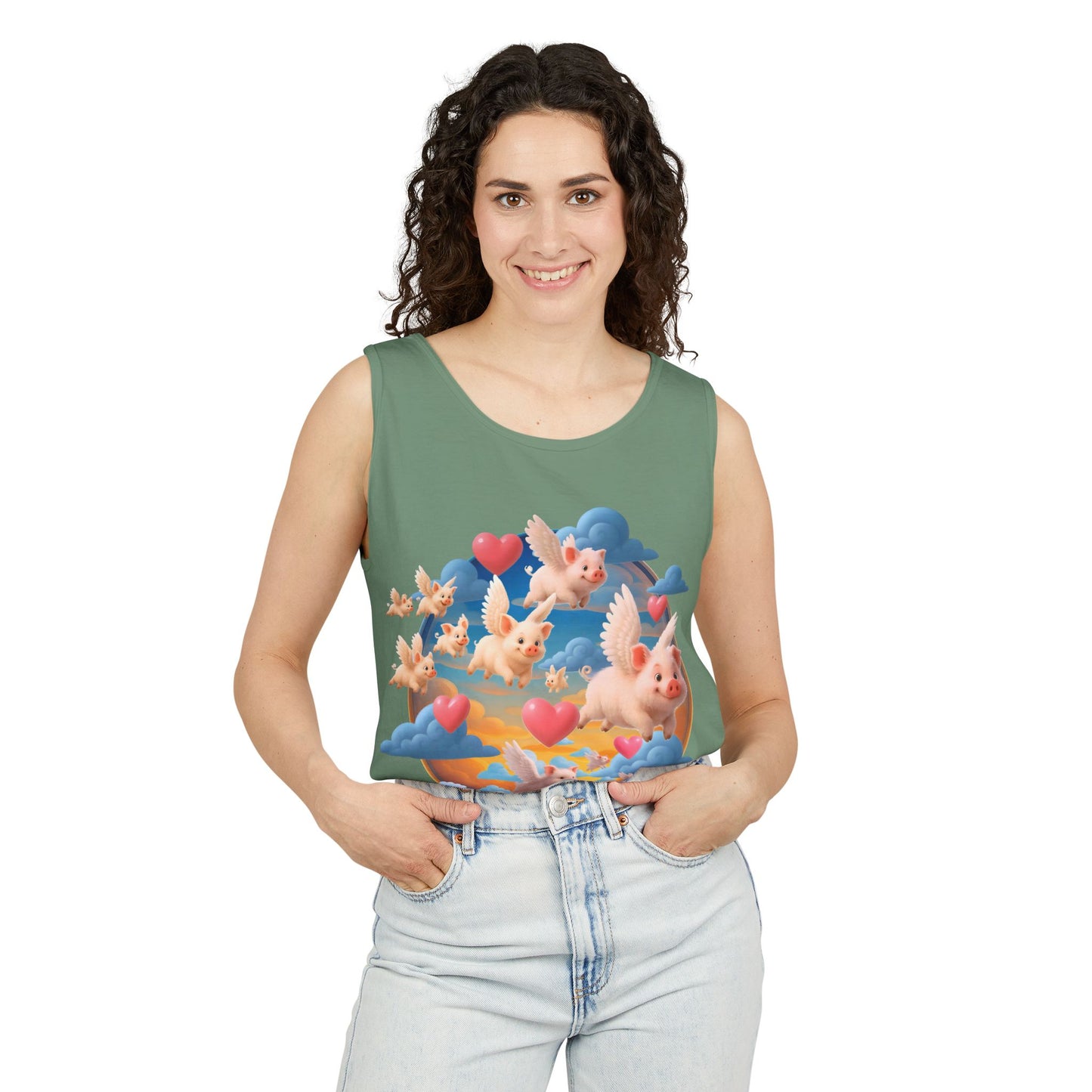 Pigs Might Fly Tank Top