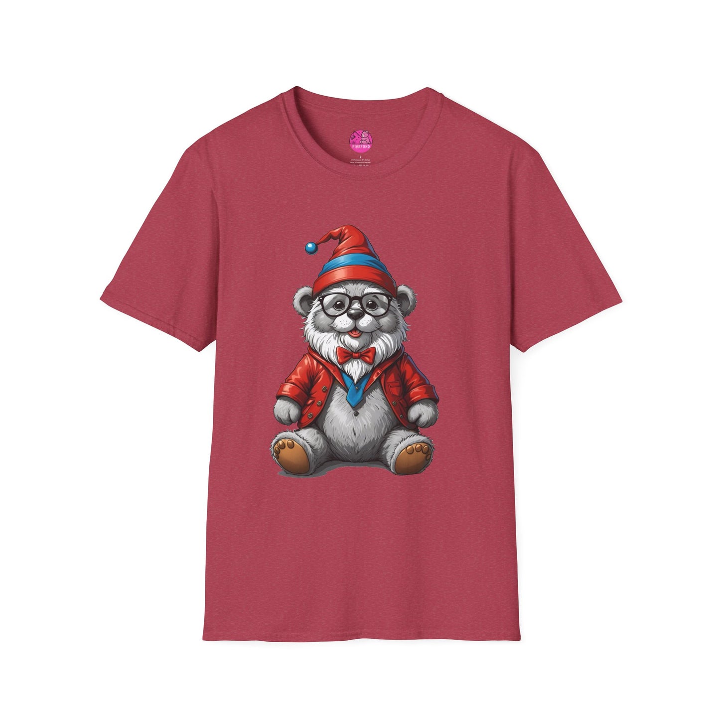 Bear Gnome Unisex T-Shirt - Fun Swiss Gnome Design for Bear Fans
