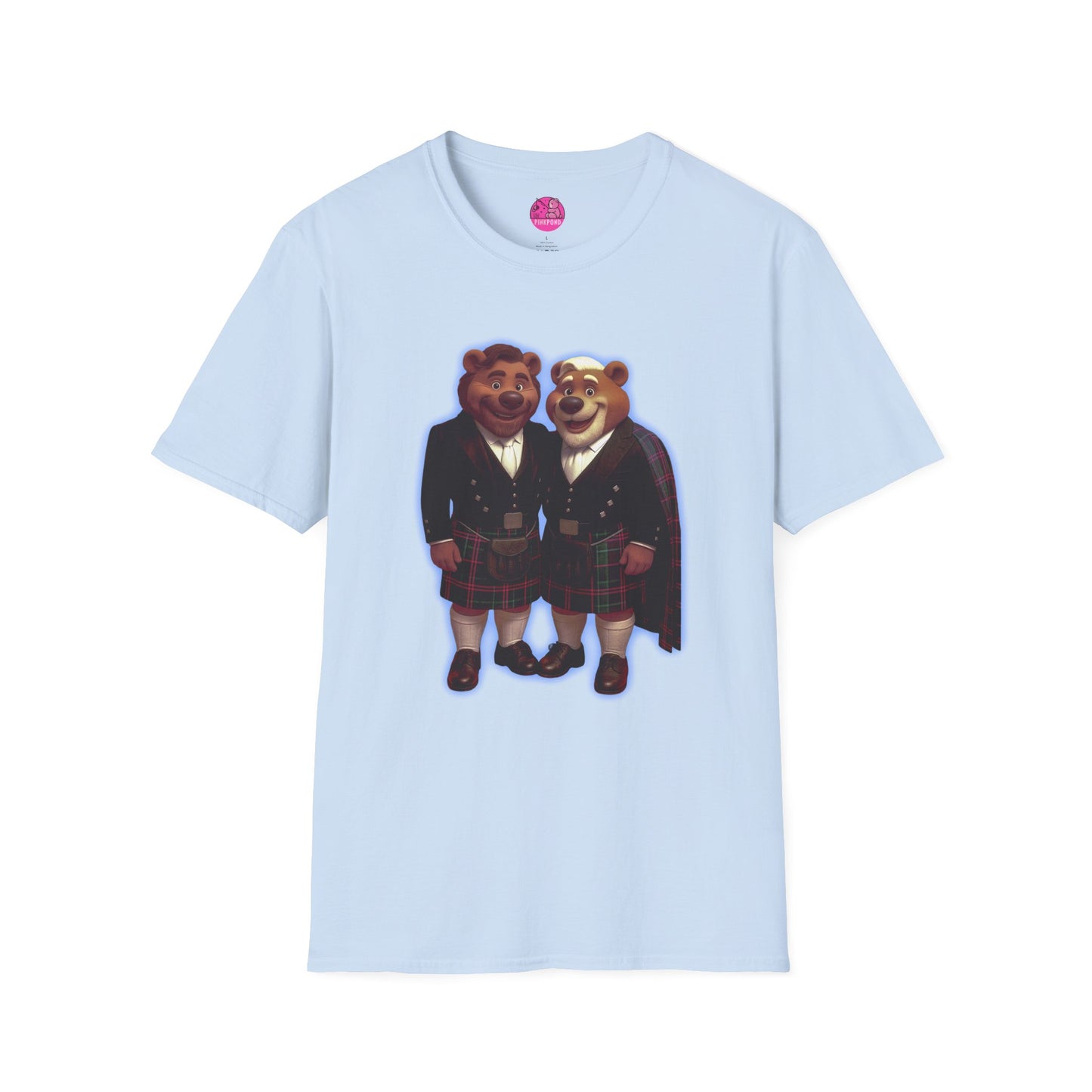 The Happy Bear Couple T-Shirt - Cheeky Edition, Love and Laughter Apparel