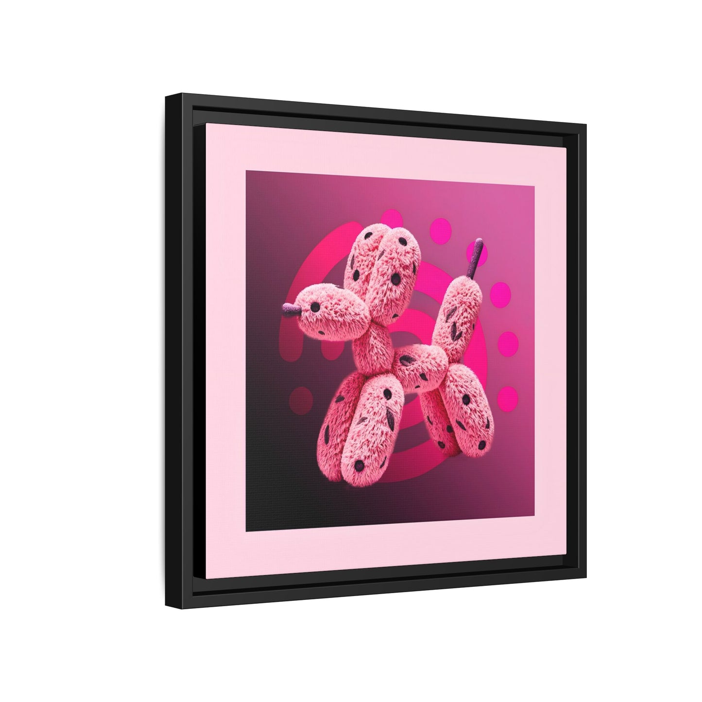 Canvas Art Print - Furry Balloon Dog