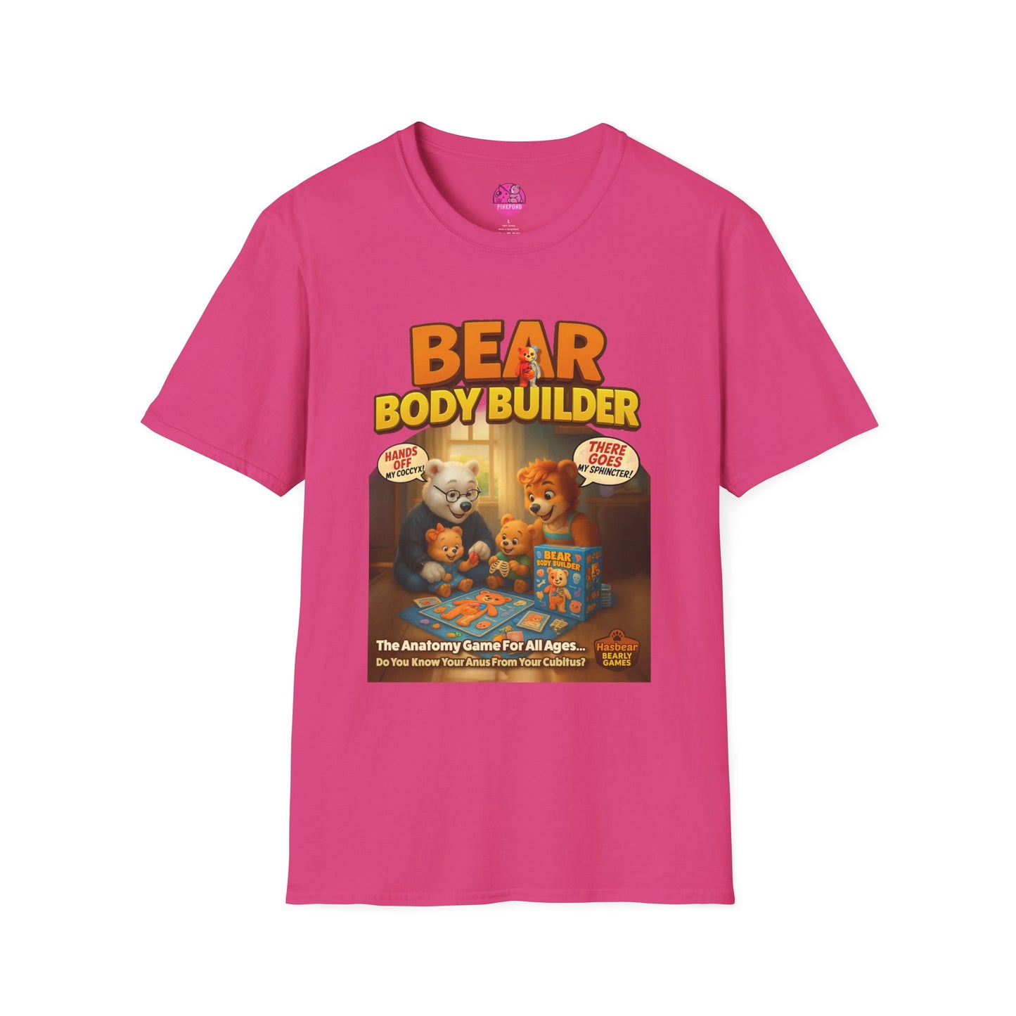 Bear Body Builder Parody Game Tee