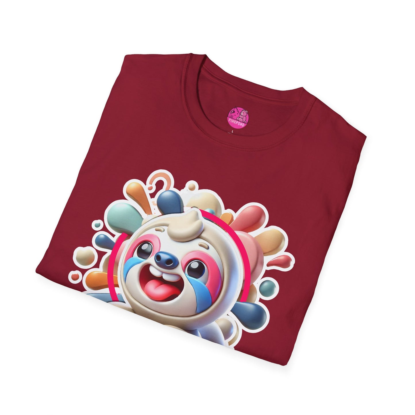 Sylvester Sloth Chill Tee - Laid-Back and Playful Unisex Softstyle T-Shirt for Sloth Lovers