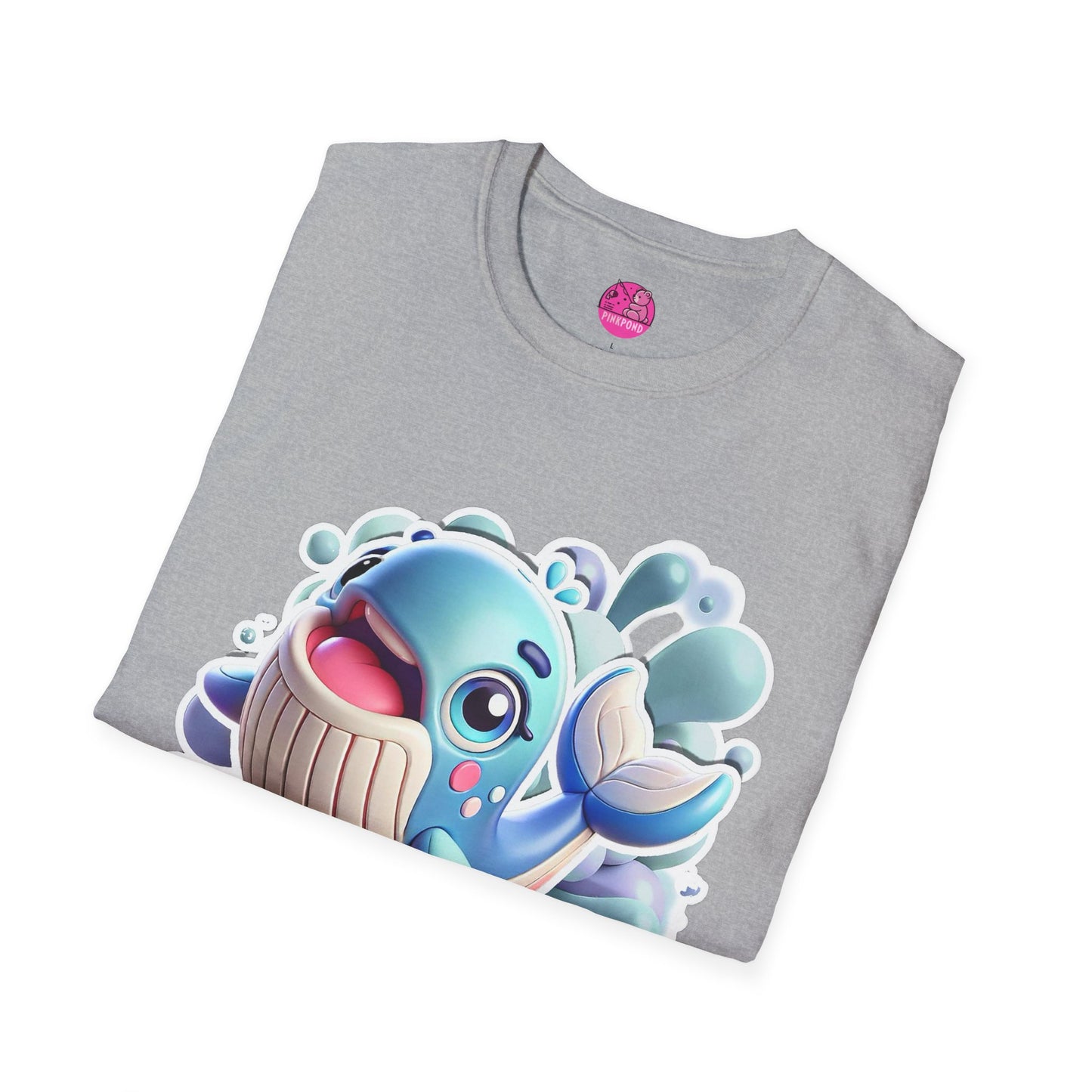 Walter the Whale - Joyful Ocean Explorer T-Shirt