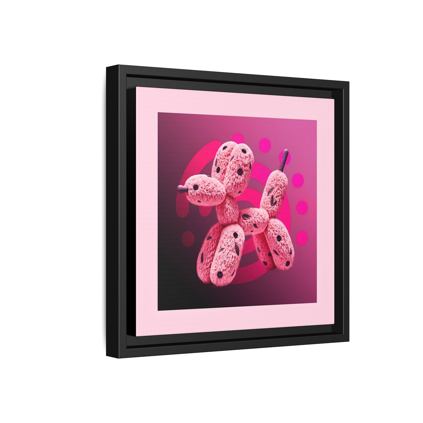 Canvas Art Print - Furry Balloon Dog
