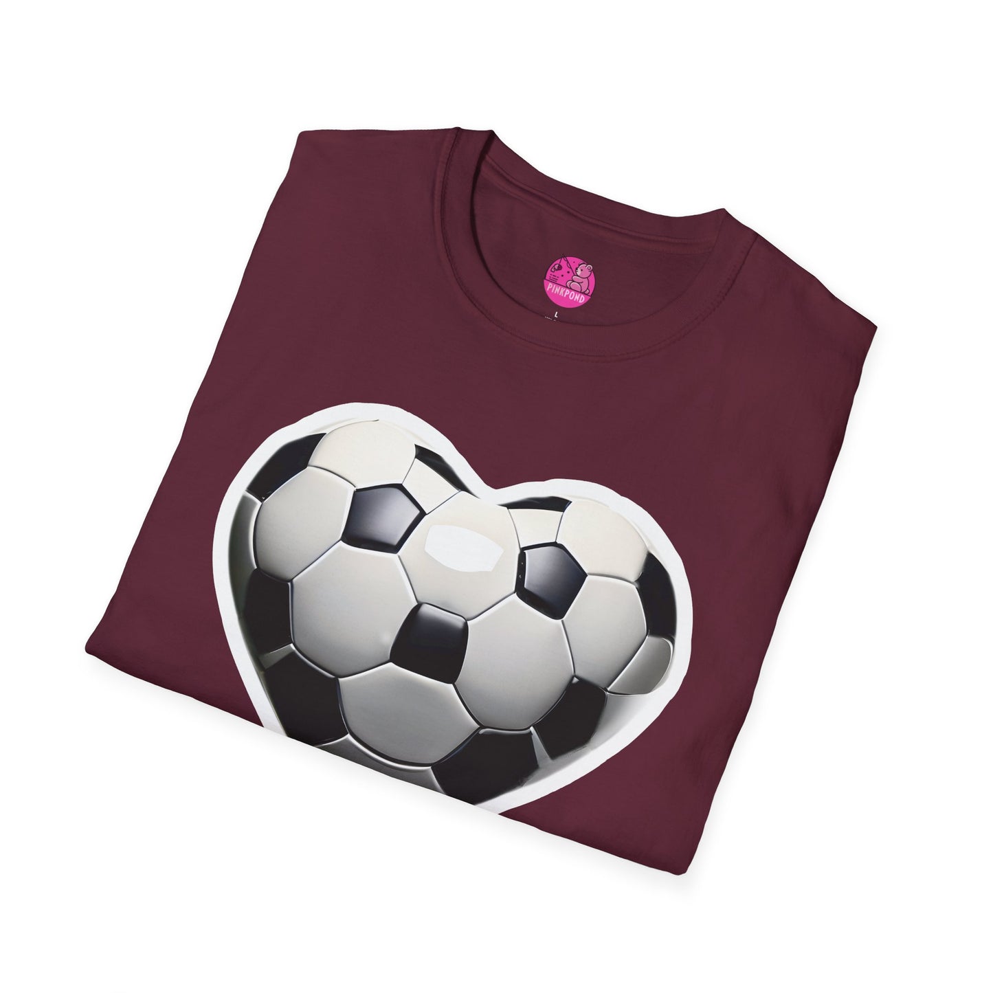 Football Heart Unisex T-Shirt - Love Life Design,