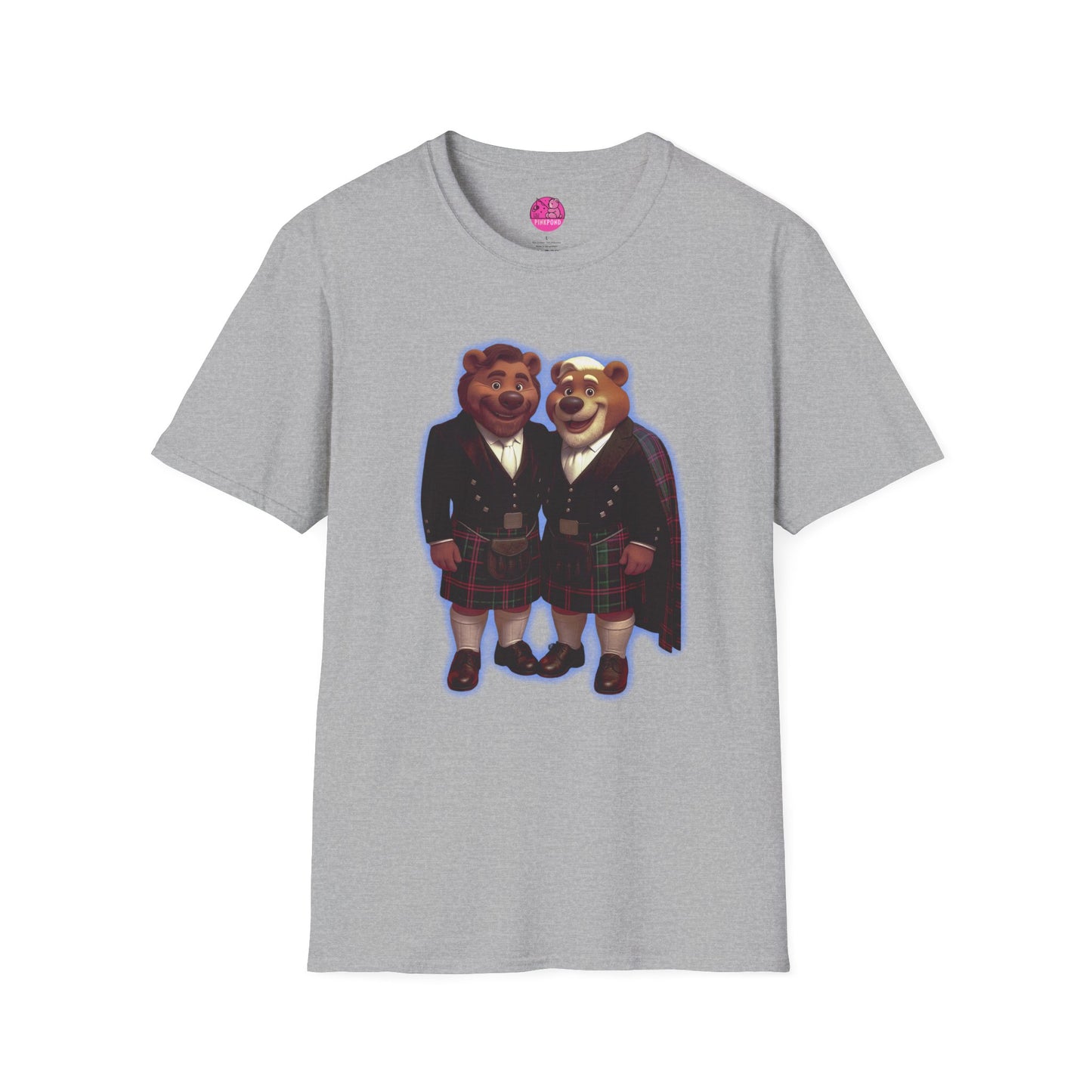 The Happy Bear Couple T-Shirt - Cheeky Edition, Love and Laughter Apparel