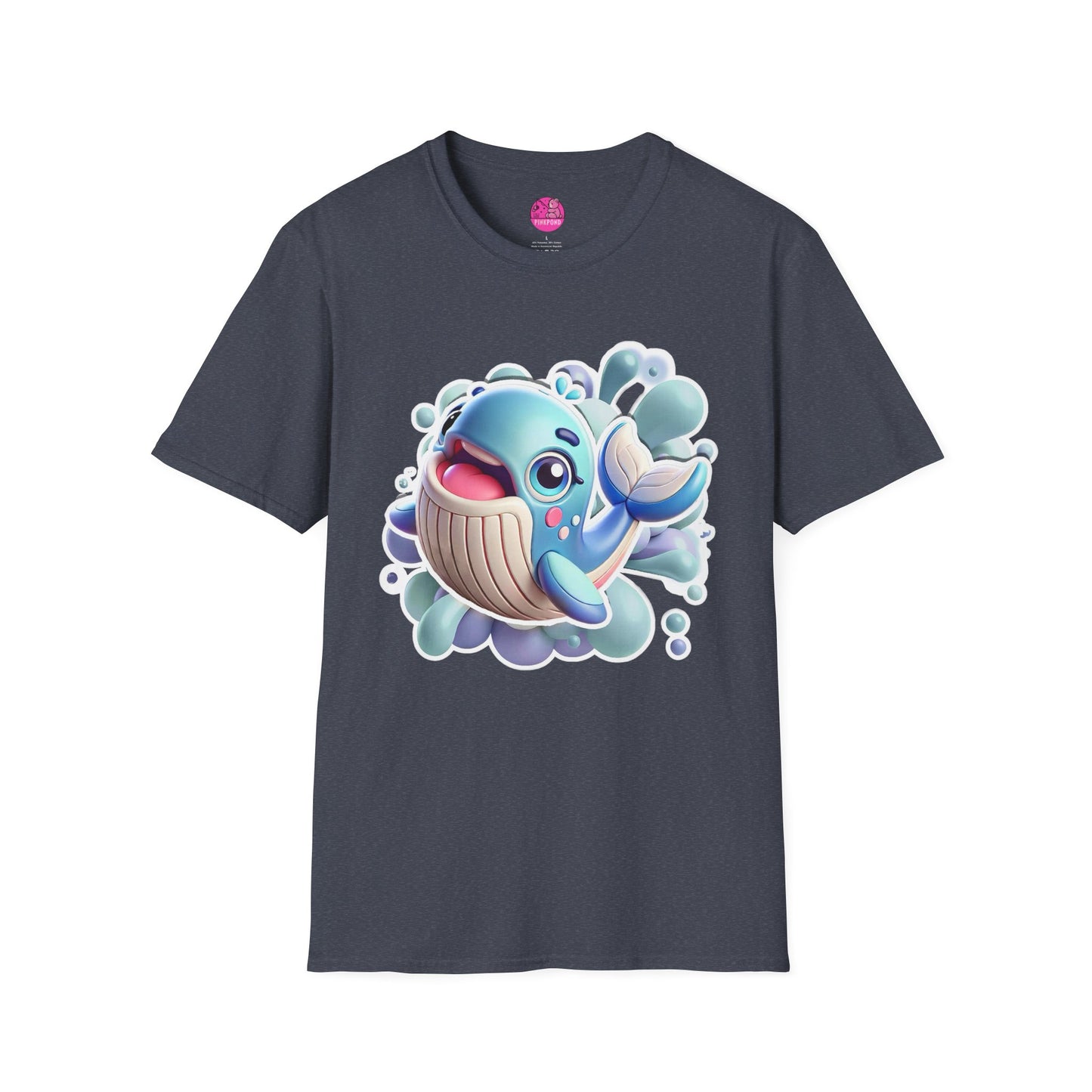 Walter the Whale - Joyful Ocean Explorer T-Shirt