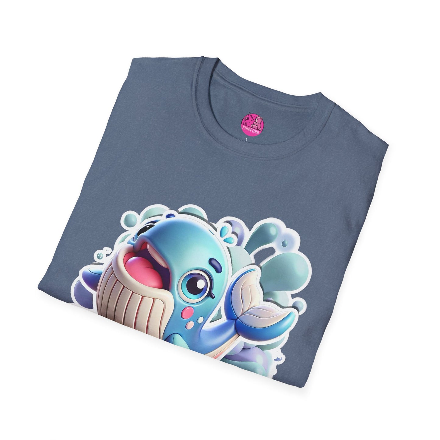 Walter the Whale - Joyful Ocean Explorer T-Shirt
