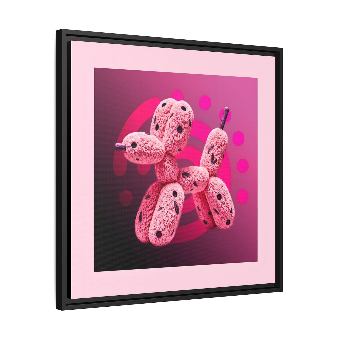 Canvas Art Print - Furry Balloon Dog