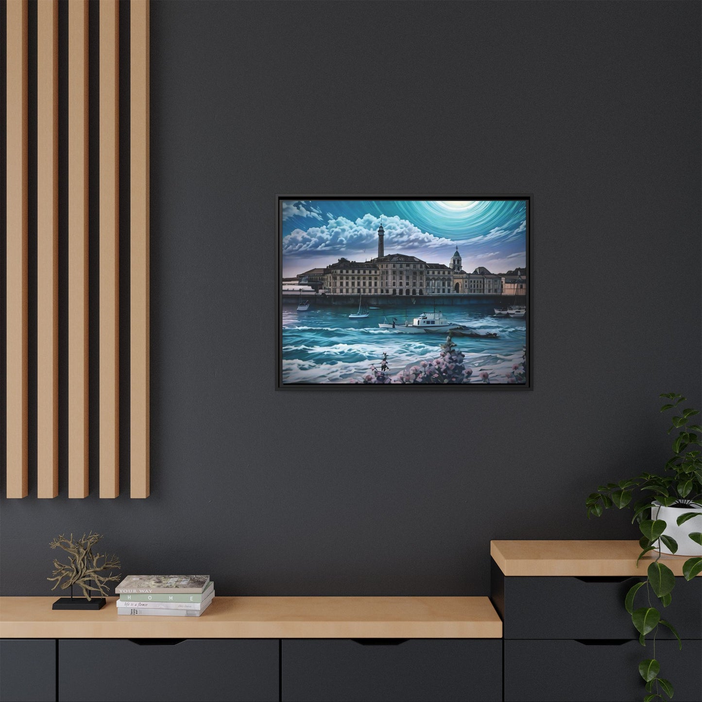 Tides of Time – Royal William Yard by Andrew McCarter - Canvas Print