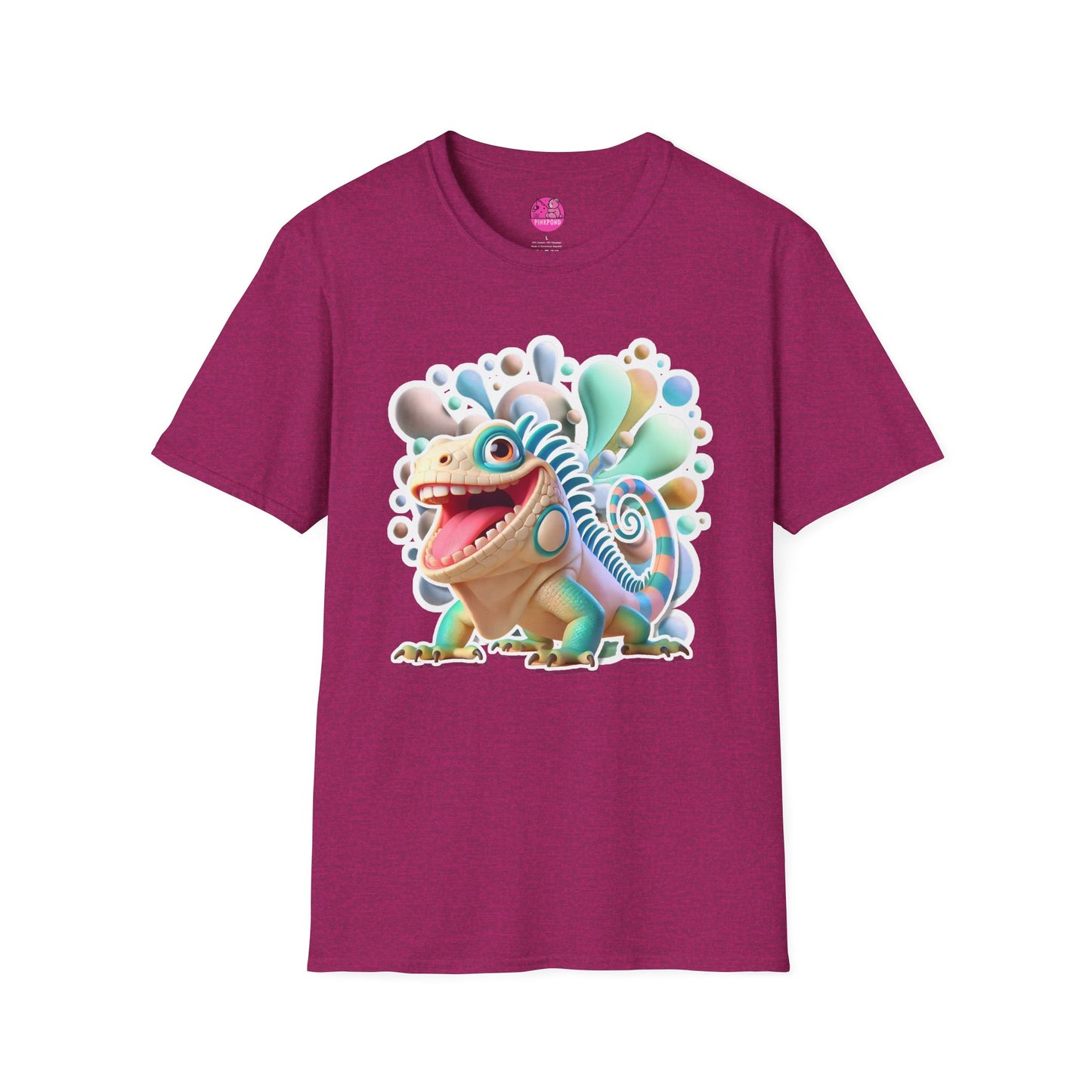 Iggy the Iguana T-Shirt โ The King of Cool! - Unisex Softstyle Tee