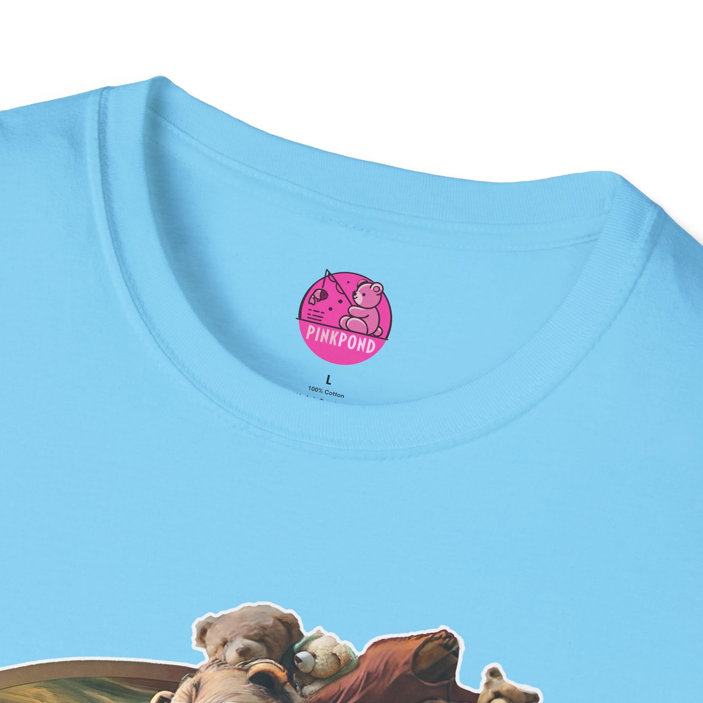 Graphic T-Shirt The Creation of Teddy - Art Lover Gift for bear Fans - Unisex Softstyle