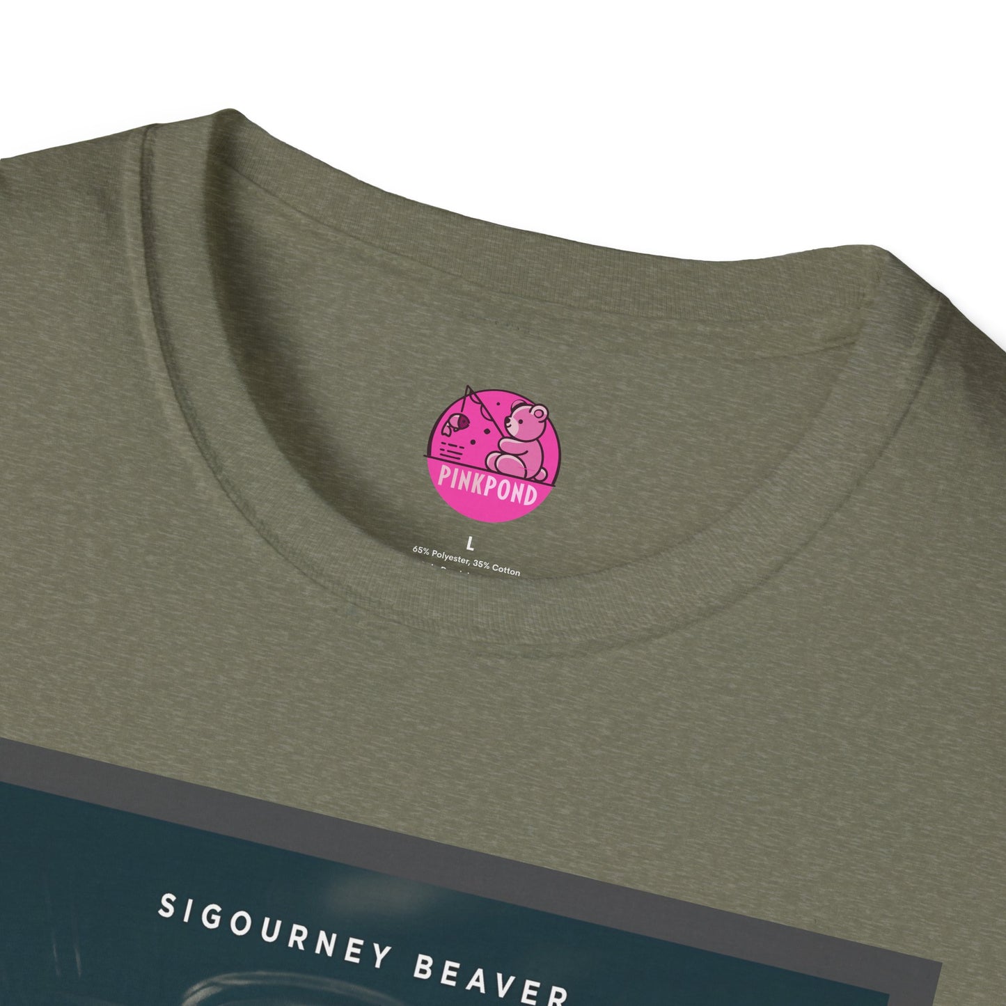 Retro Noir Alien Parody Sci-Fi T-Shirt Featuring Sigourney Beaver