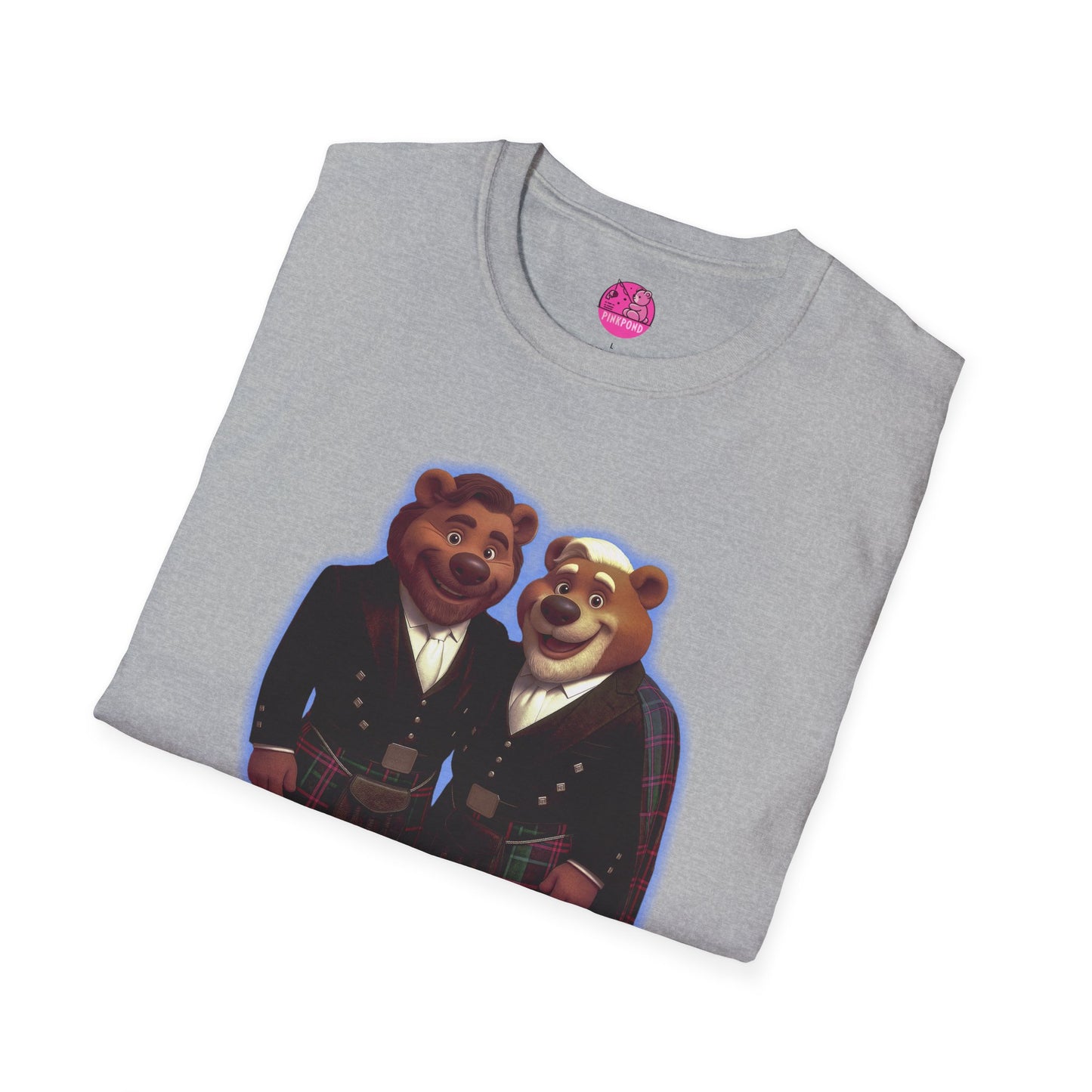 The Happy Bear Couple T-Shirt - Cheeky Edition, Love and Laughter Apparel