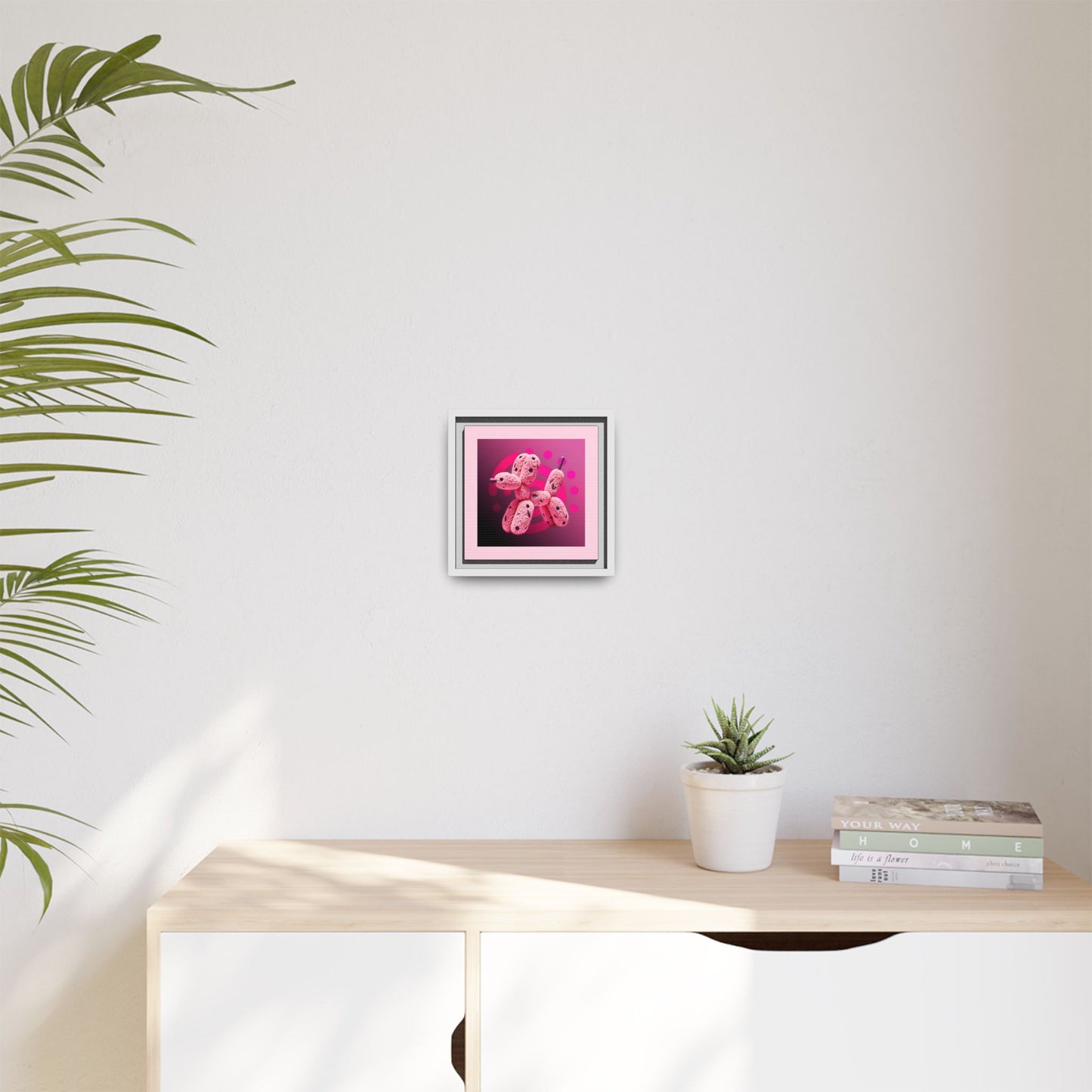 Canvas Art Print - Furry Balloon Dog
