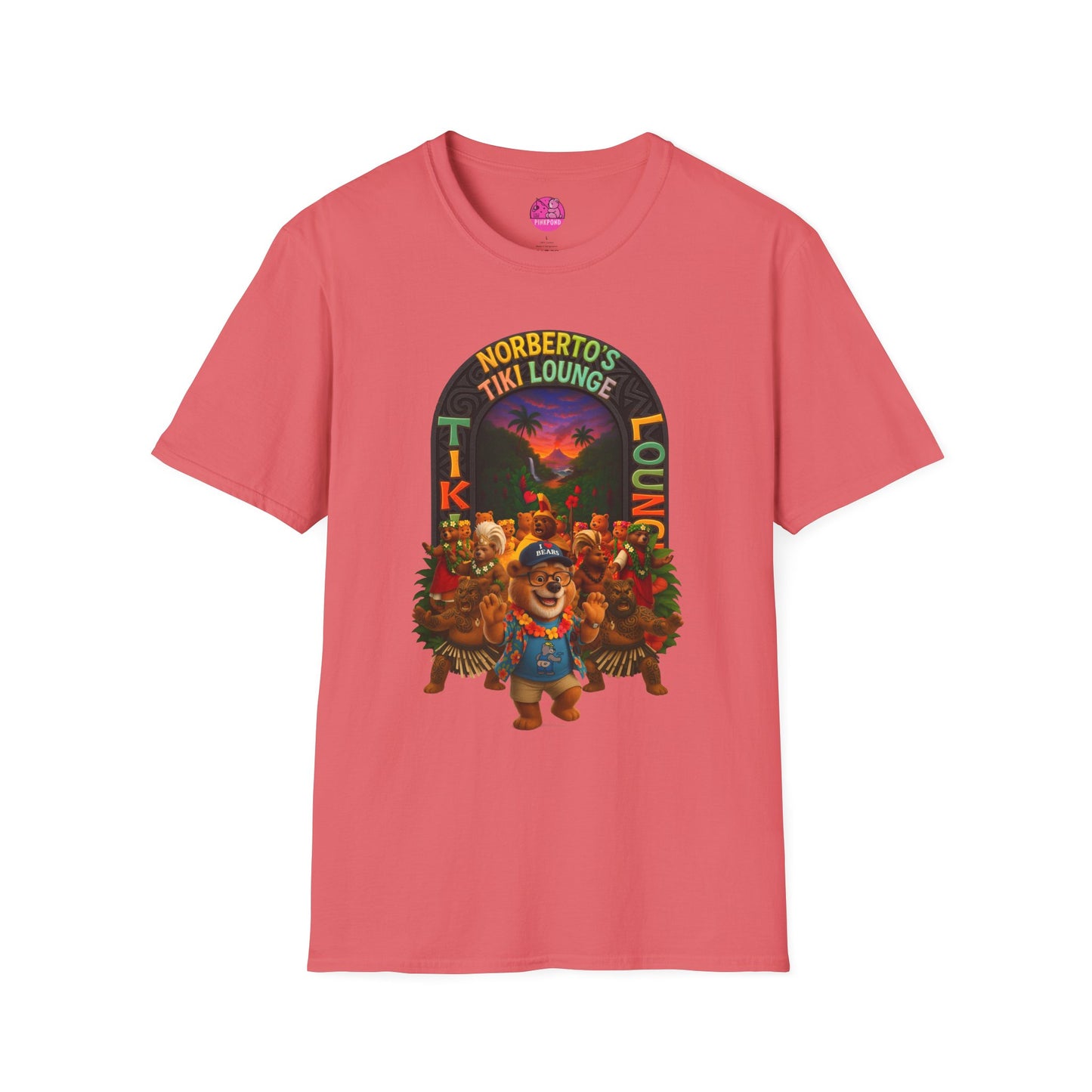 Unisex T-Shirt - Norberto’s Tiki Lounge Bear Tee - A Tribute to Kindness