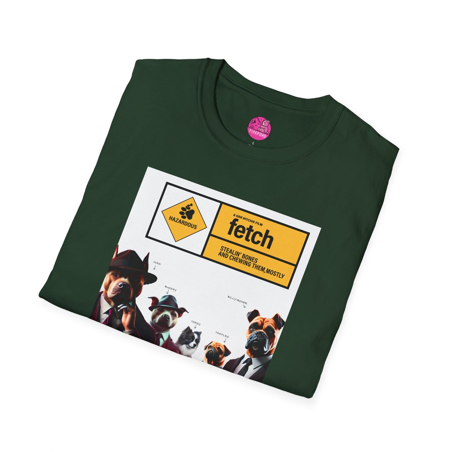 Movie Parody T-Shirt: Fetch A Bone-Heist Classic