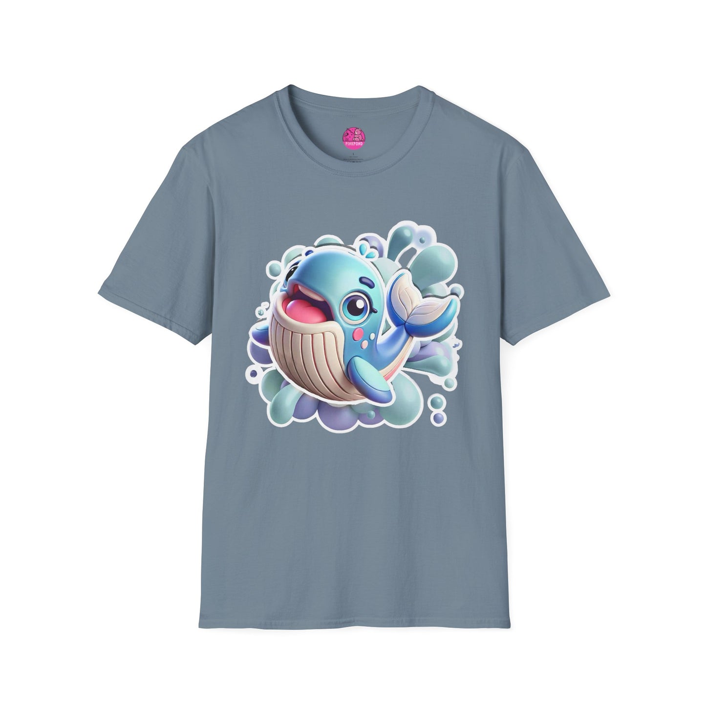 Walter the Whale - Joyful Ocean Explorer T-Shirt