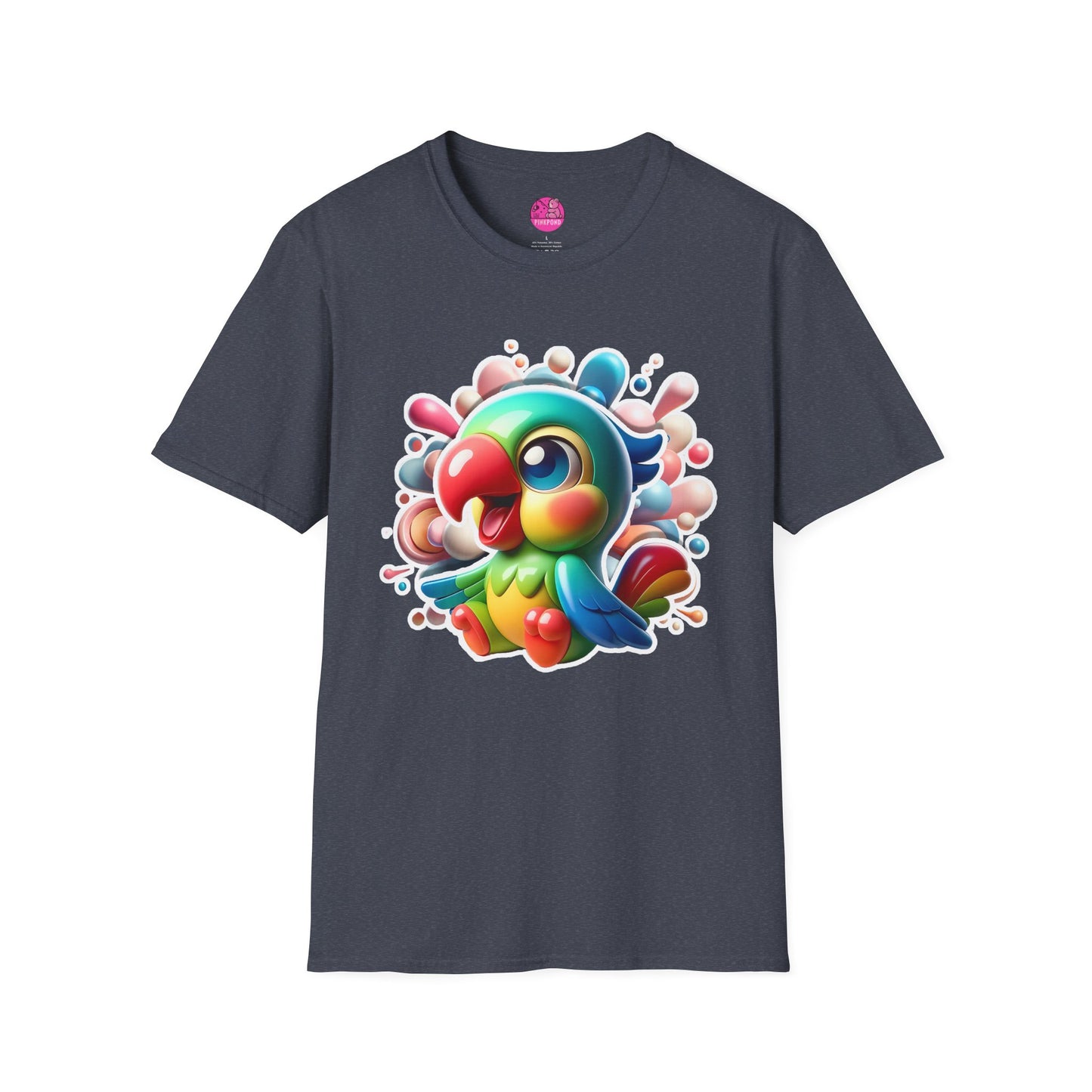 Penelope Parrot - Unisex Softstyle T-Shirt