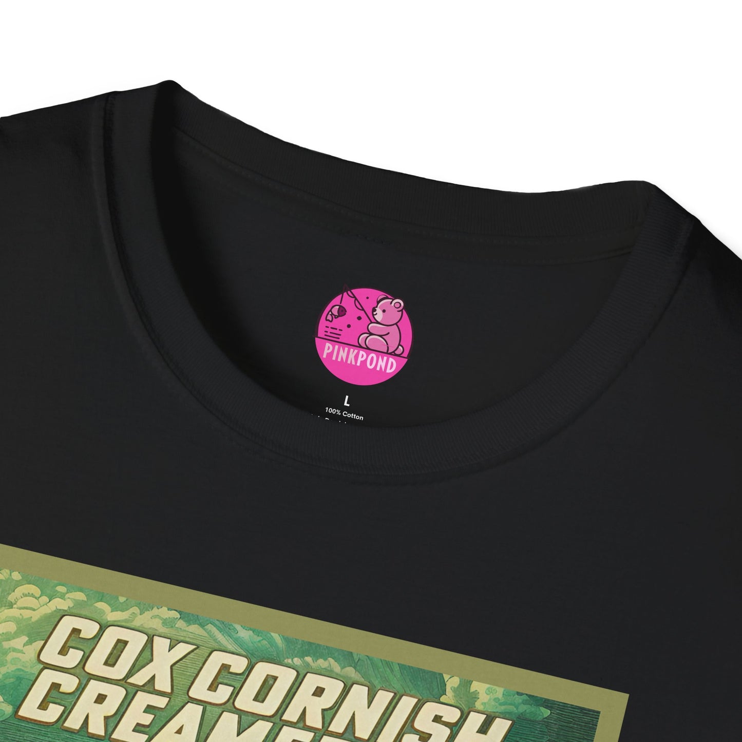 Saucy Vintage Ice Cream T-Shirt - Cox Cornish Creameries Design