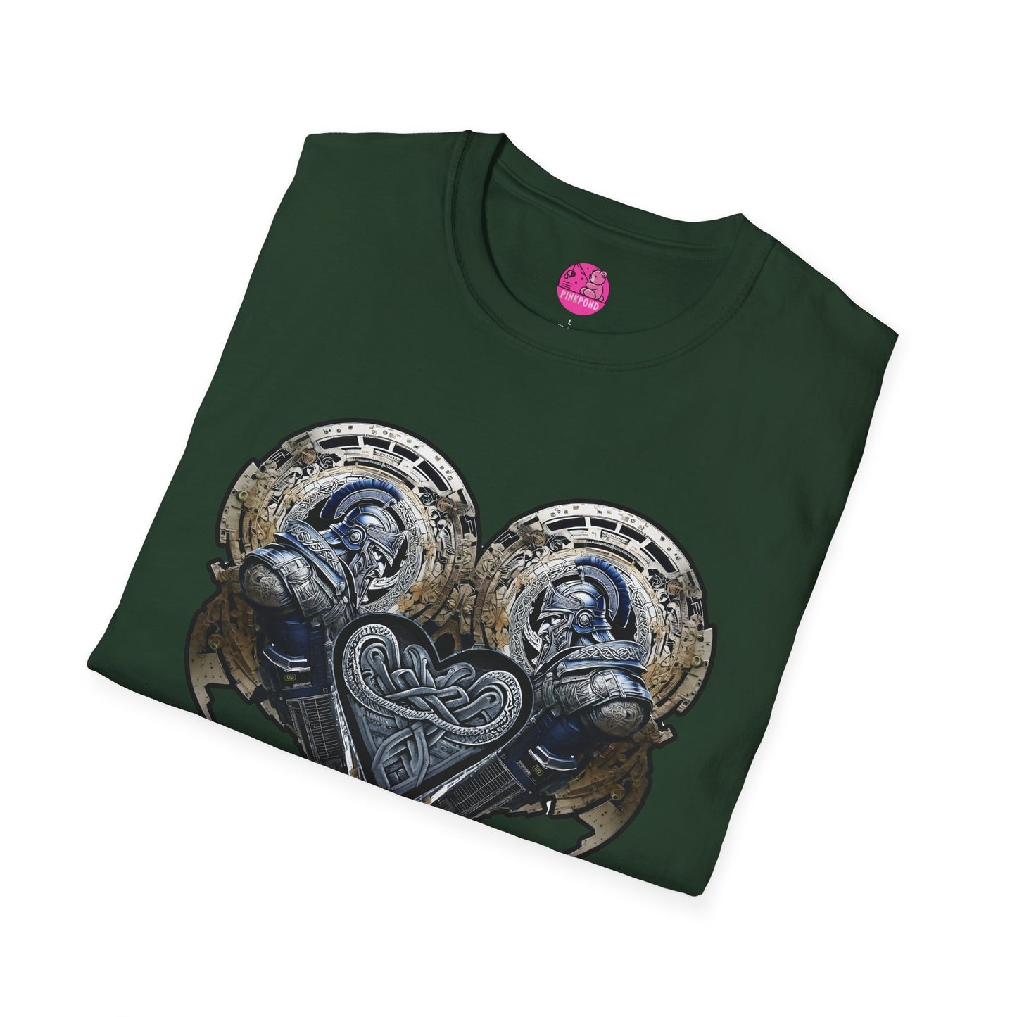 Cybernetic Trojan – Twin Guardians of the Heart T-shirt