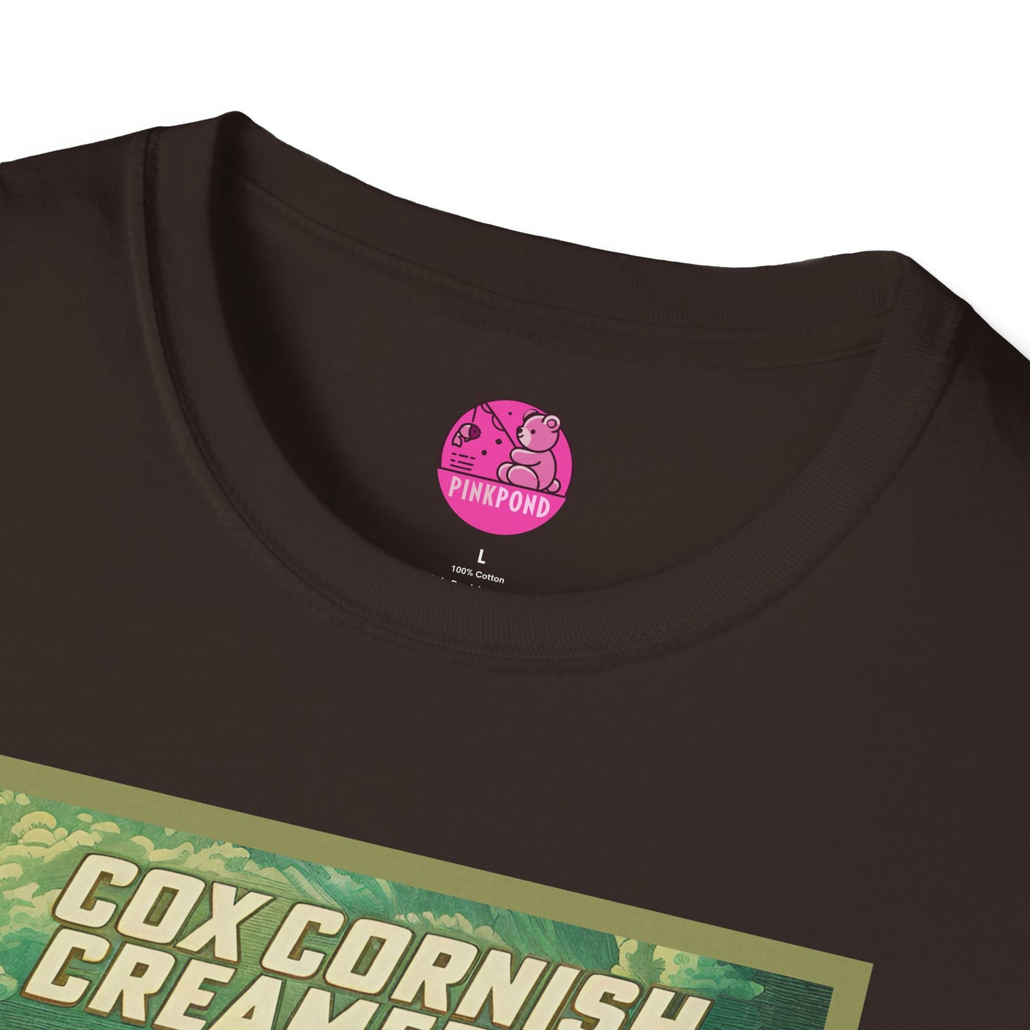 Saucy Vintage Ice Cream T-Shirt - Cox Cornish Creameries Design