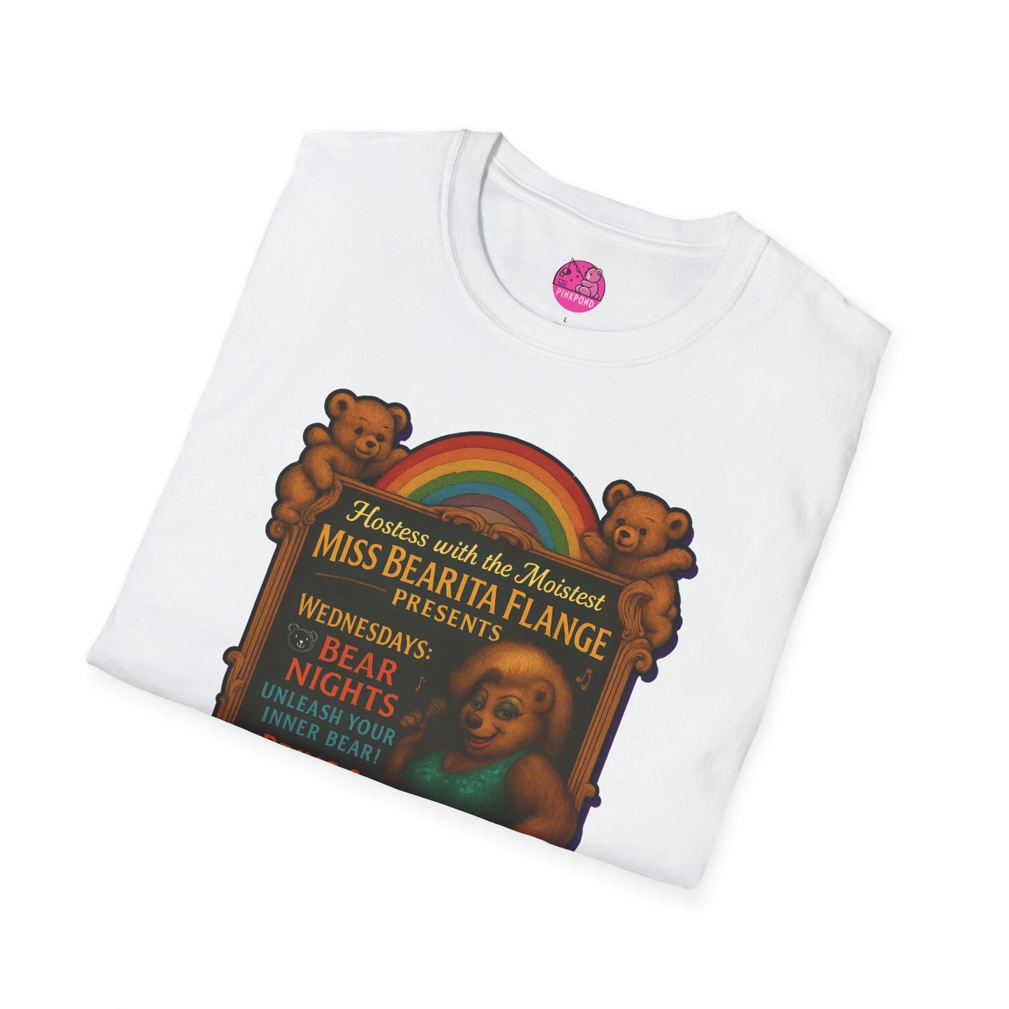 Bearita Flange Presents - camp drag bear tee
