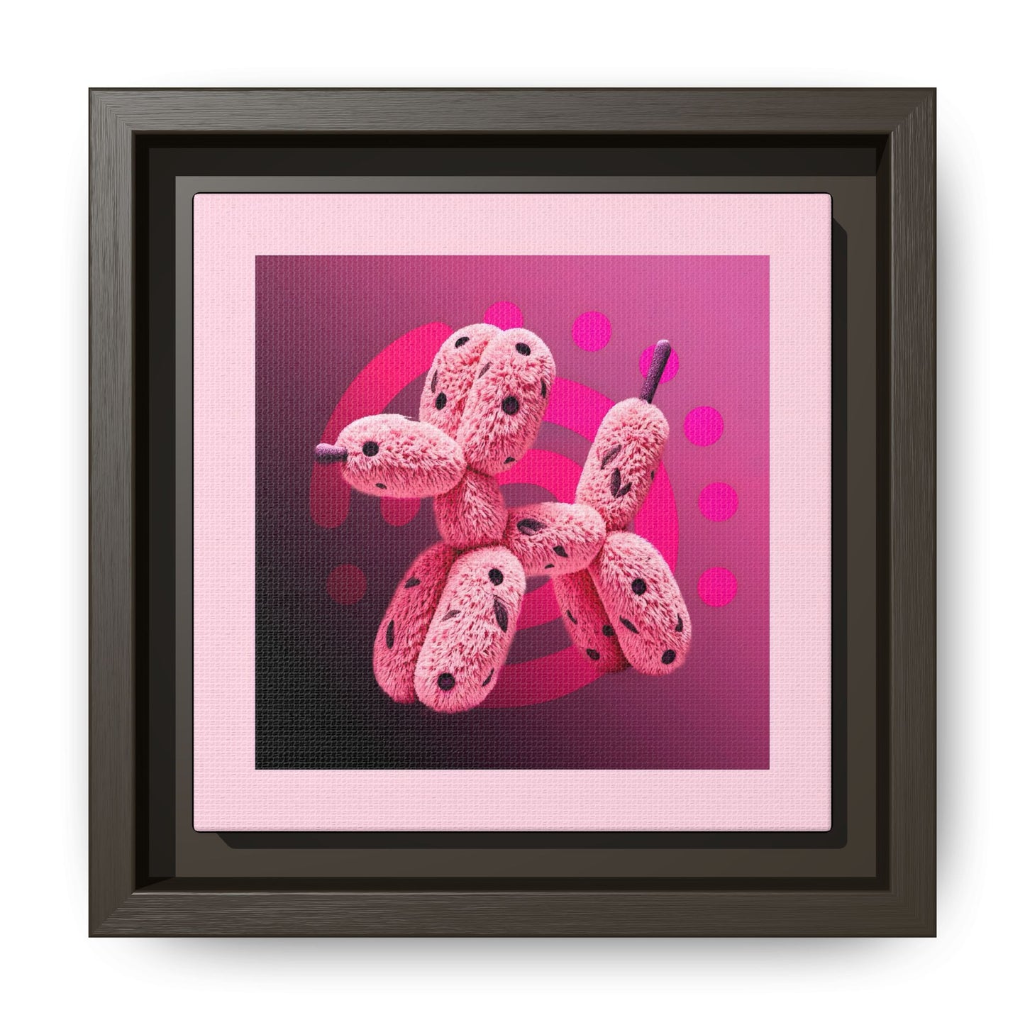 Canvas Art Print - Furry Balloon Dog