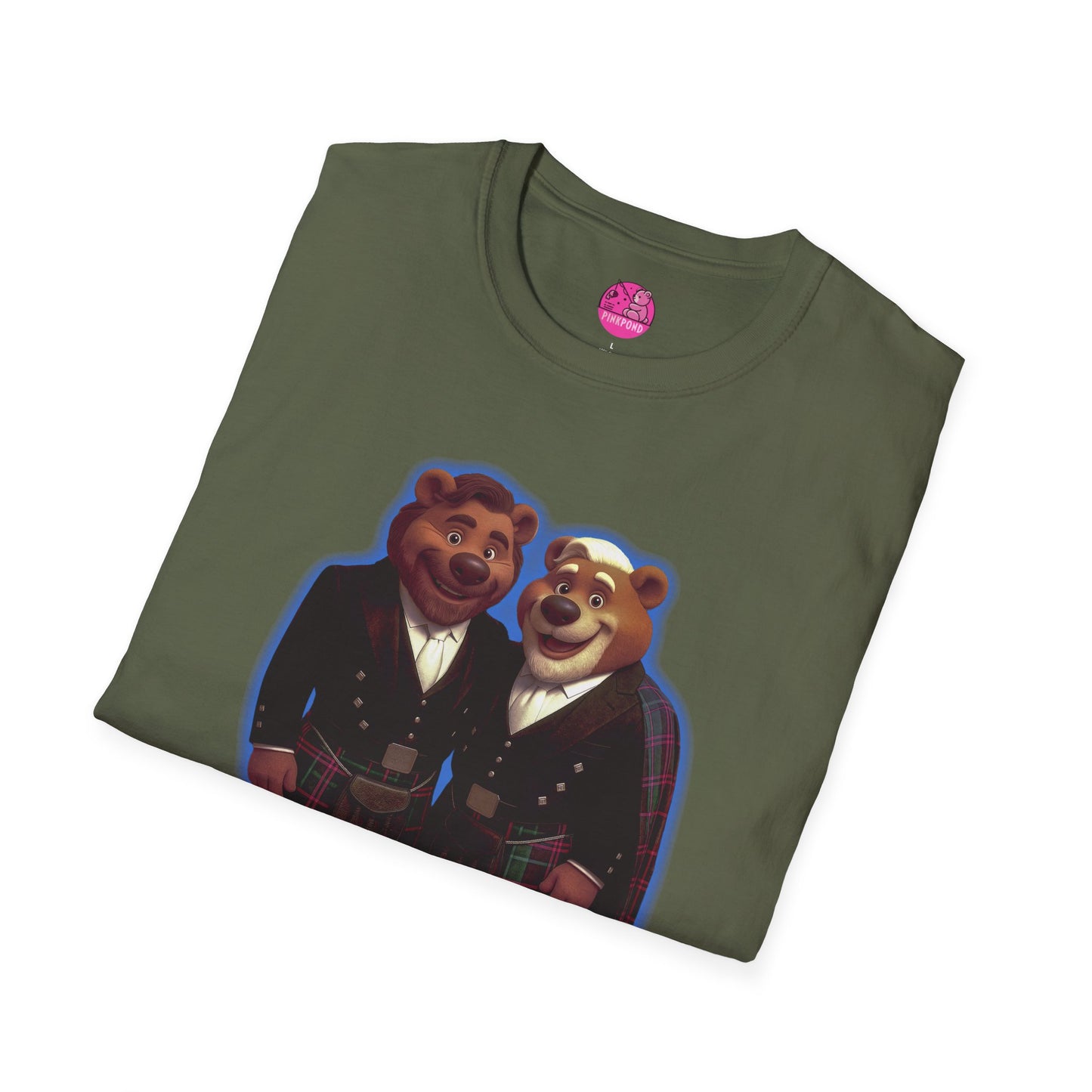 The Happy Bear Couple T-Shirt - Cheeky Edition, Love and Laughter Apparel